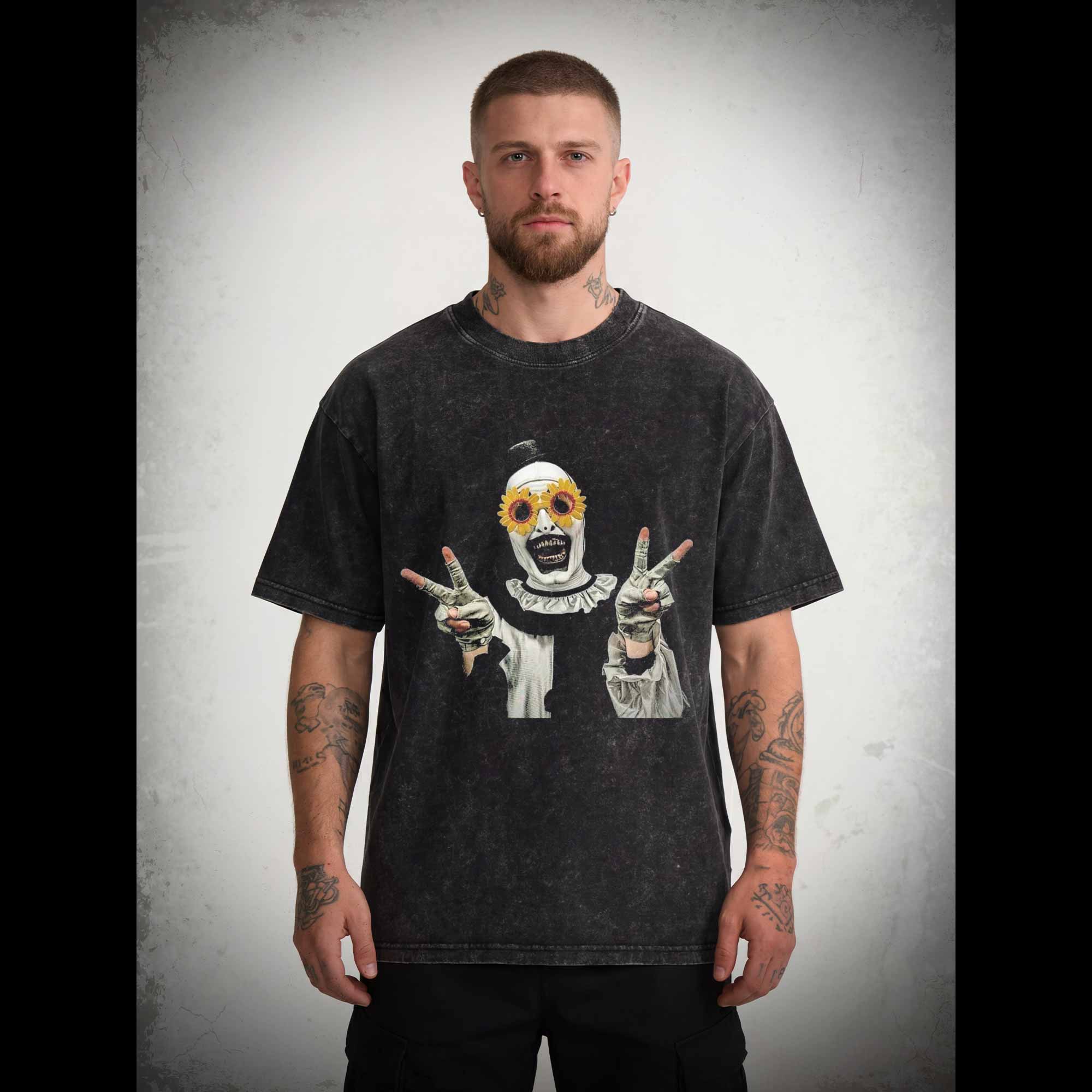 Creepy Heart Hands Washed T-shirt