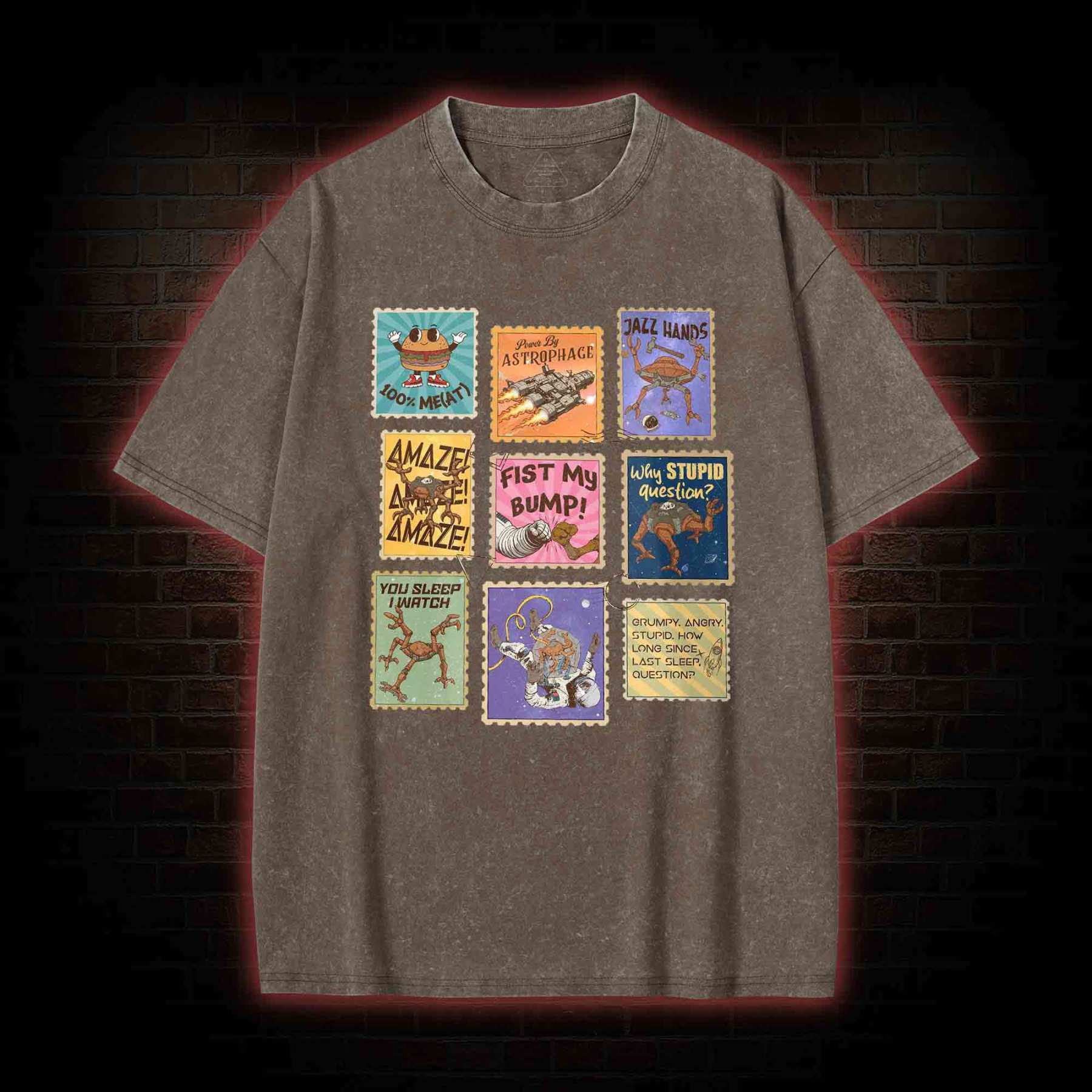 Why Stupid Question Washed T-shirt