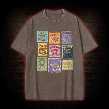Why Stupid Question Washed T-shirt