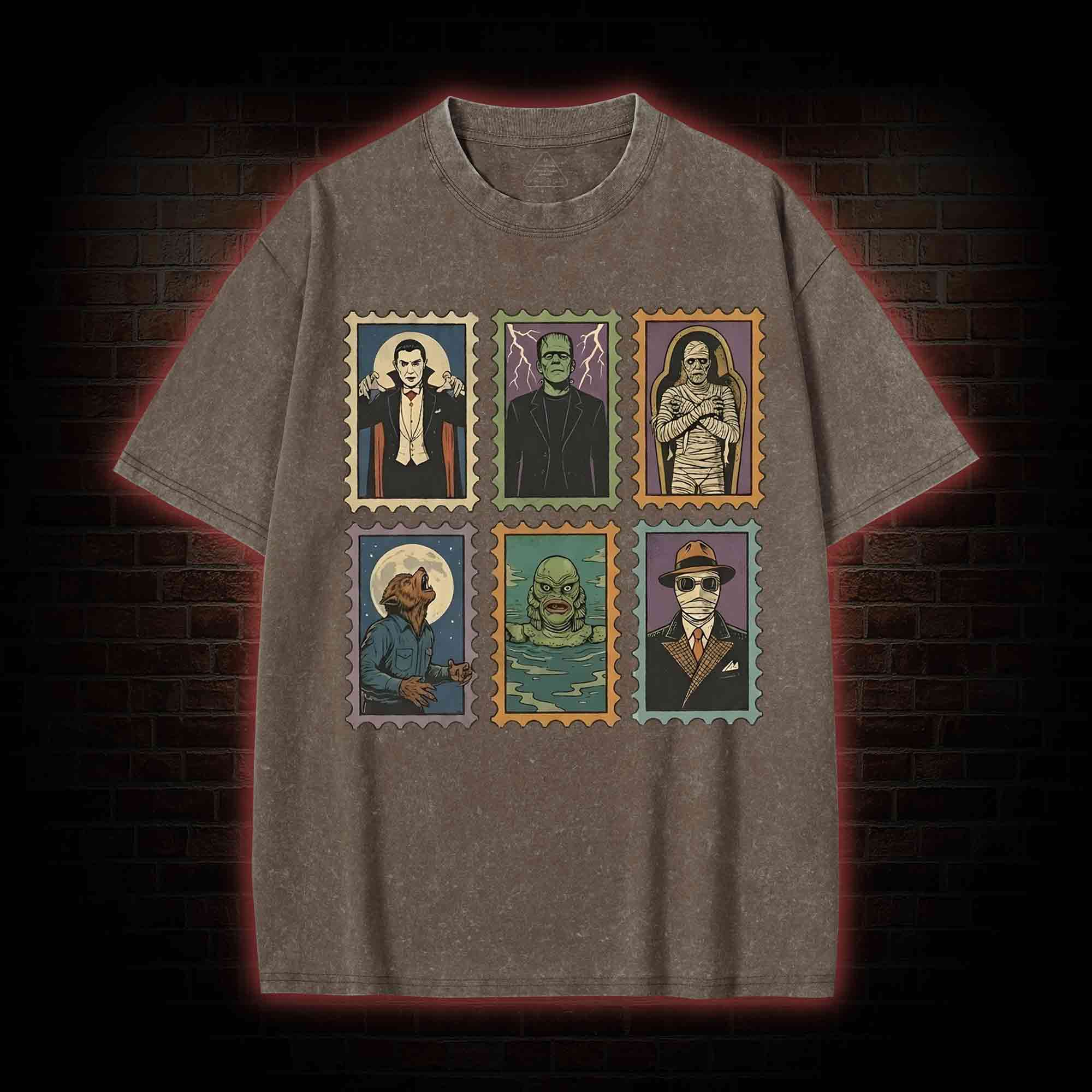 Monsters Washed T-shirt