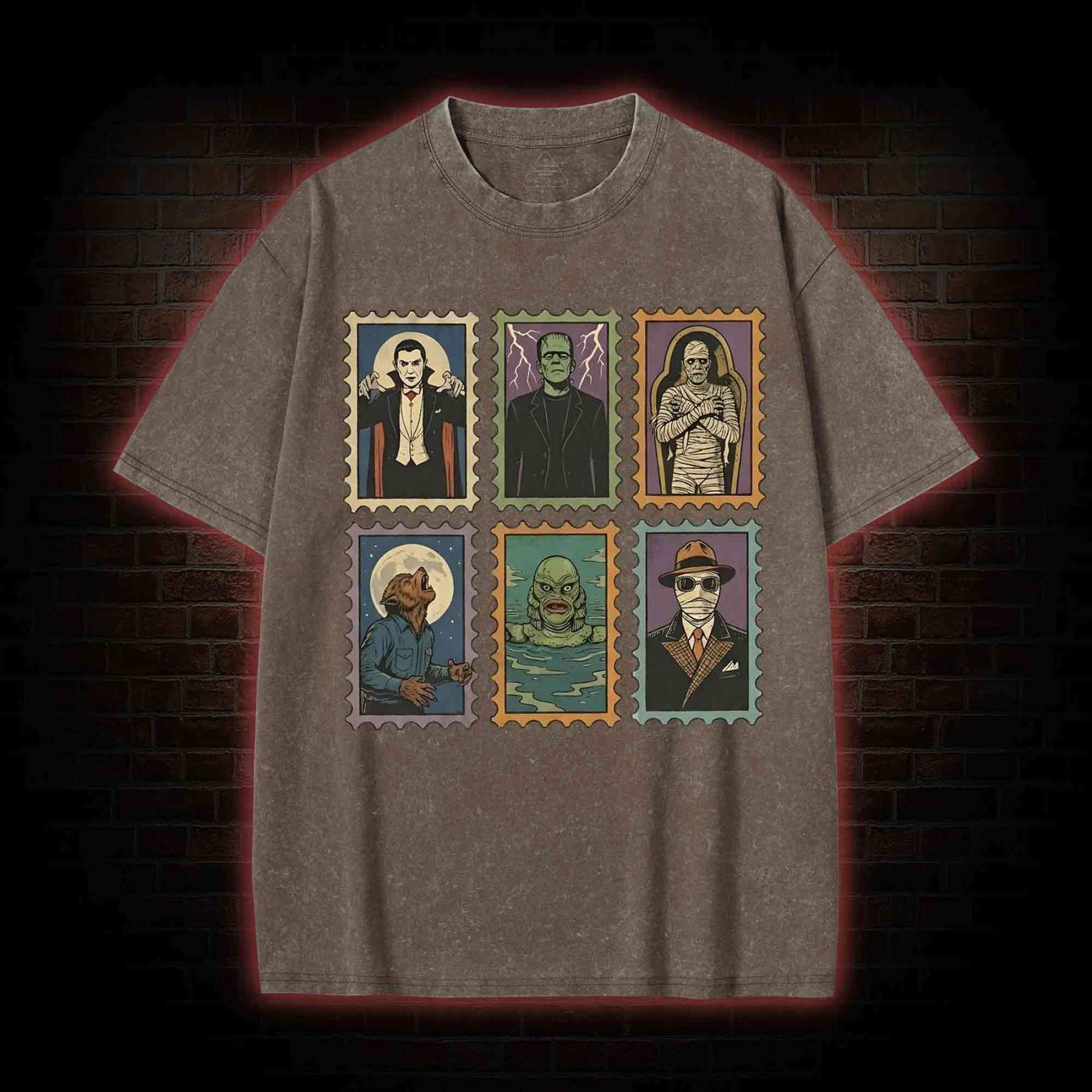 Monsters Washed T-shirt