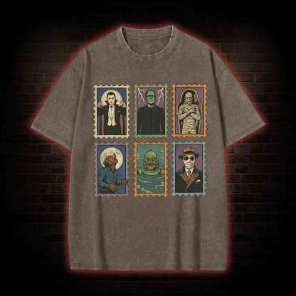 Monsters Washed T-shirt