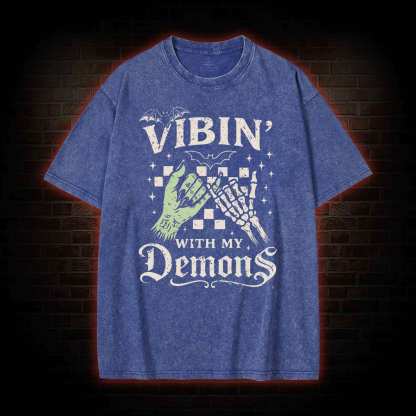 Vibing with My Demons Washed T-shirt