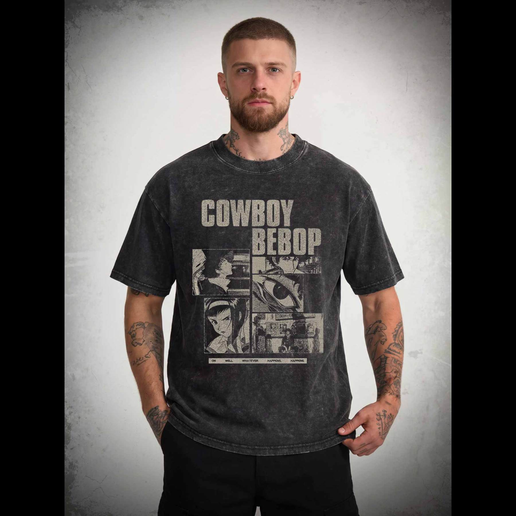 Whatever Happens Happens Washed T-shirt
