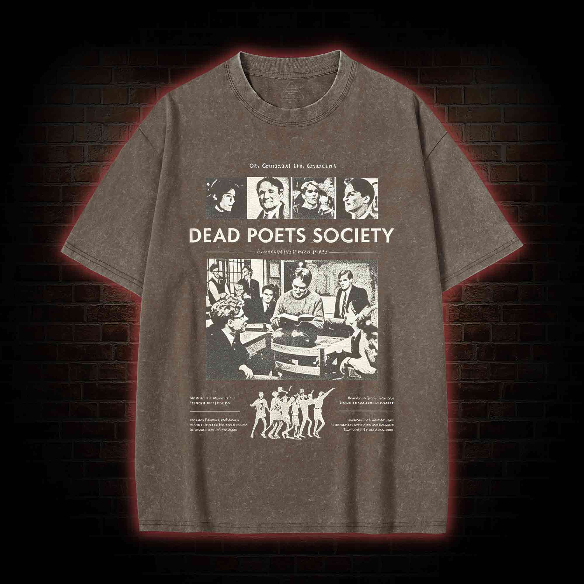 Oh Captain My Captain Washed T-shirt