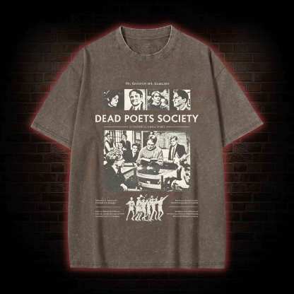 Oh Captain My Captain Washed T-shirt
