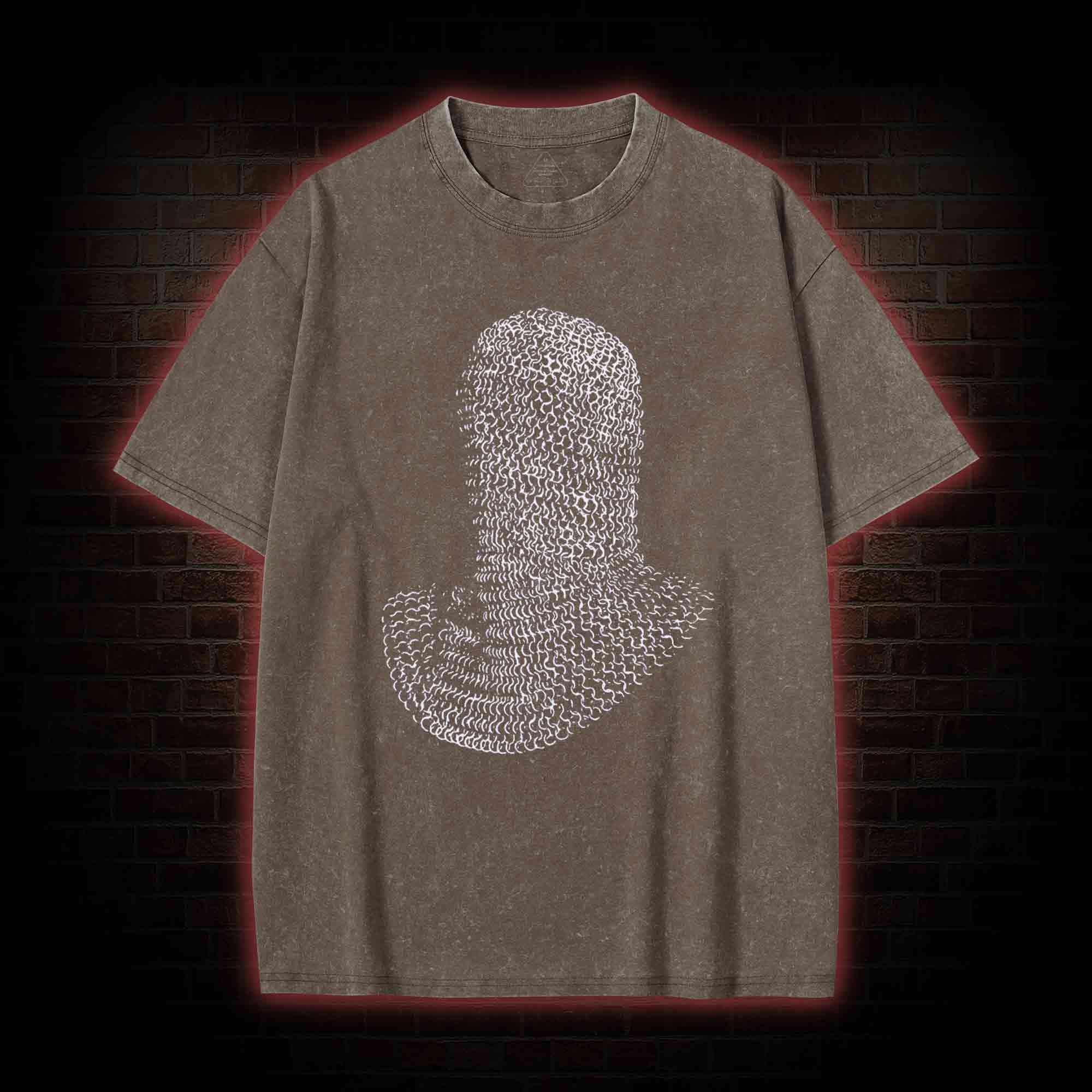 Vintage Knight Armor Washed T-shirt