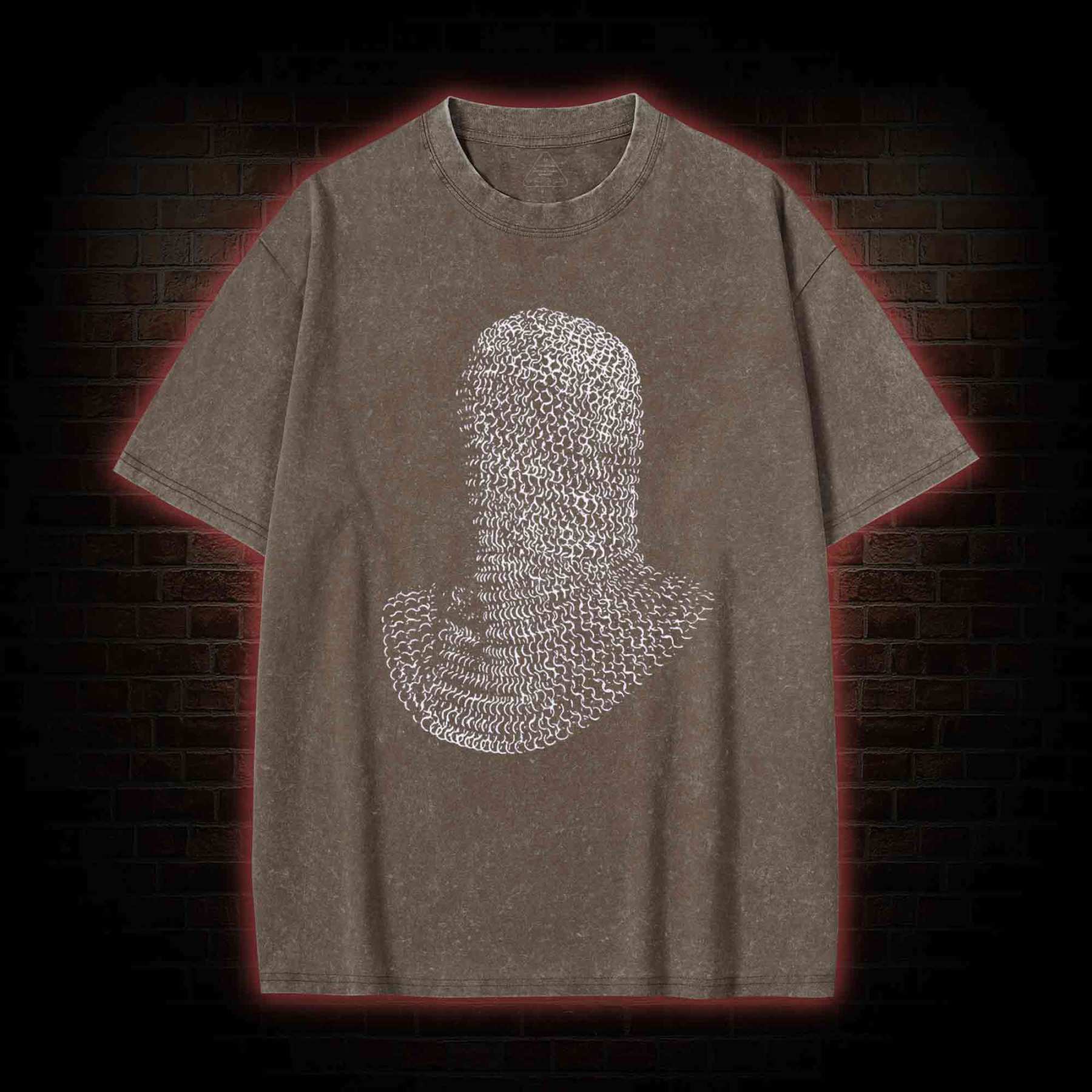 Vintage Knight Armor Washed T-shirt