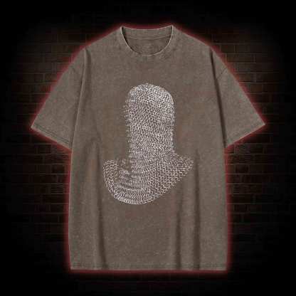Vintage Knight Armor Washed T-shirt