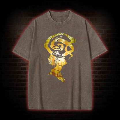 Time is a Flat Circle Washed T-shirt