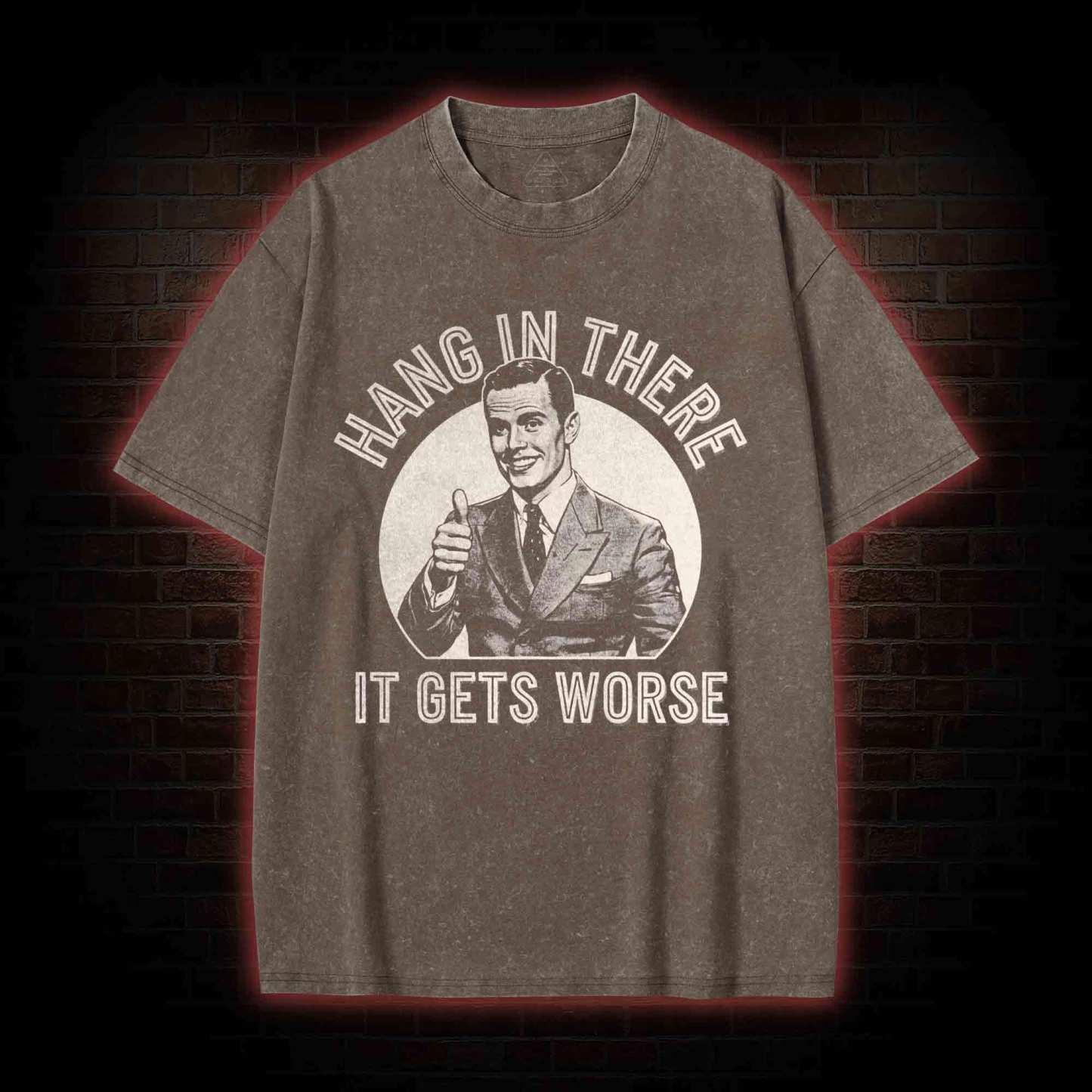 Hang in There Washed T-shirt