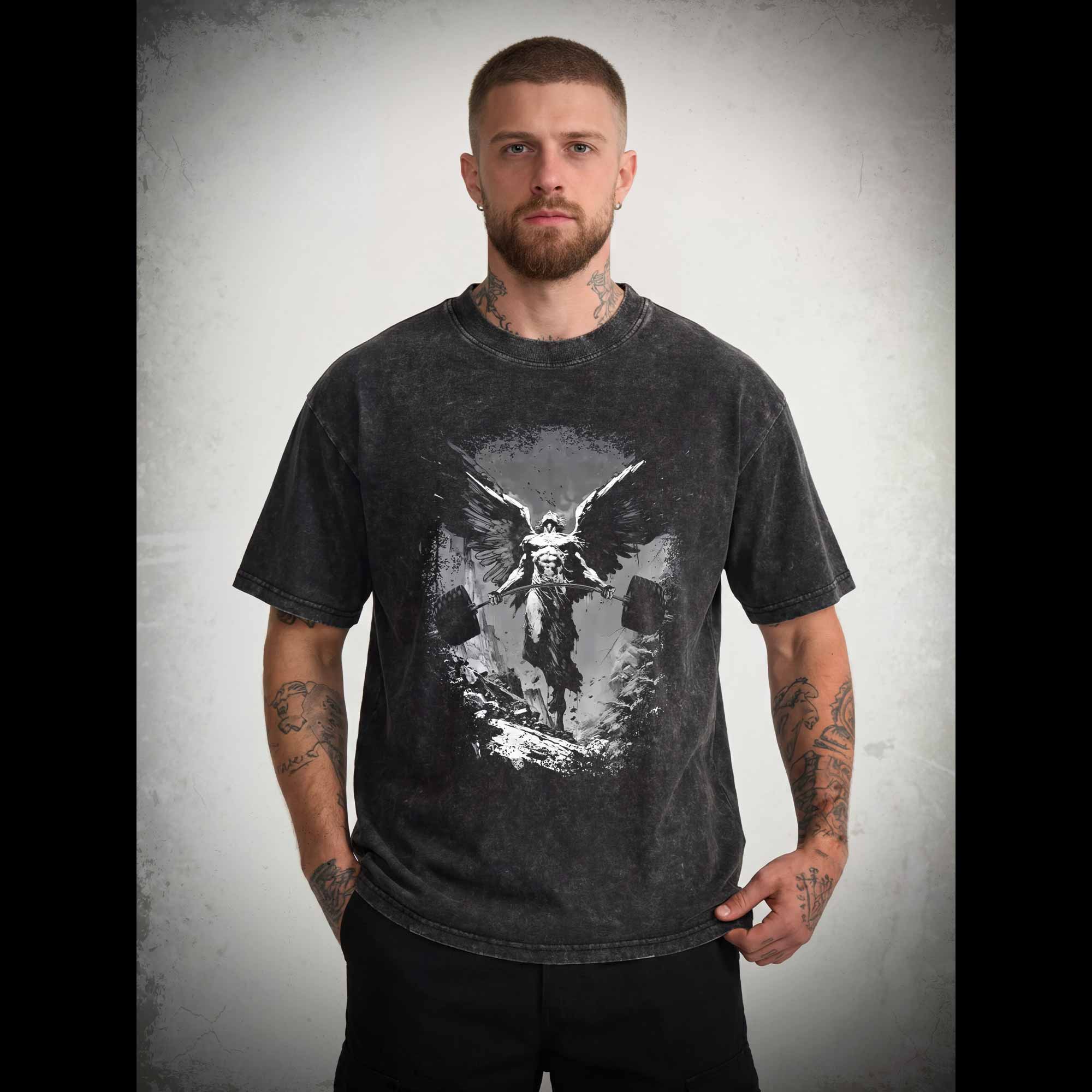 Lift like a God Washed T-shirt