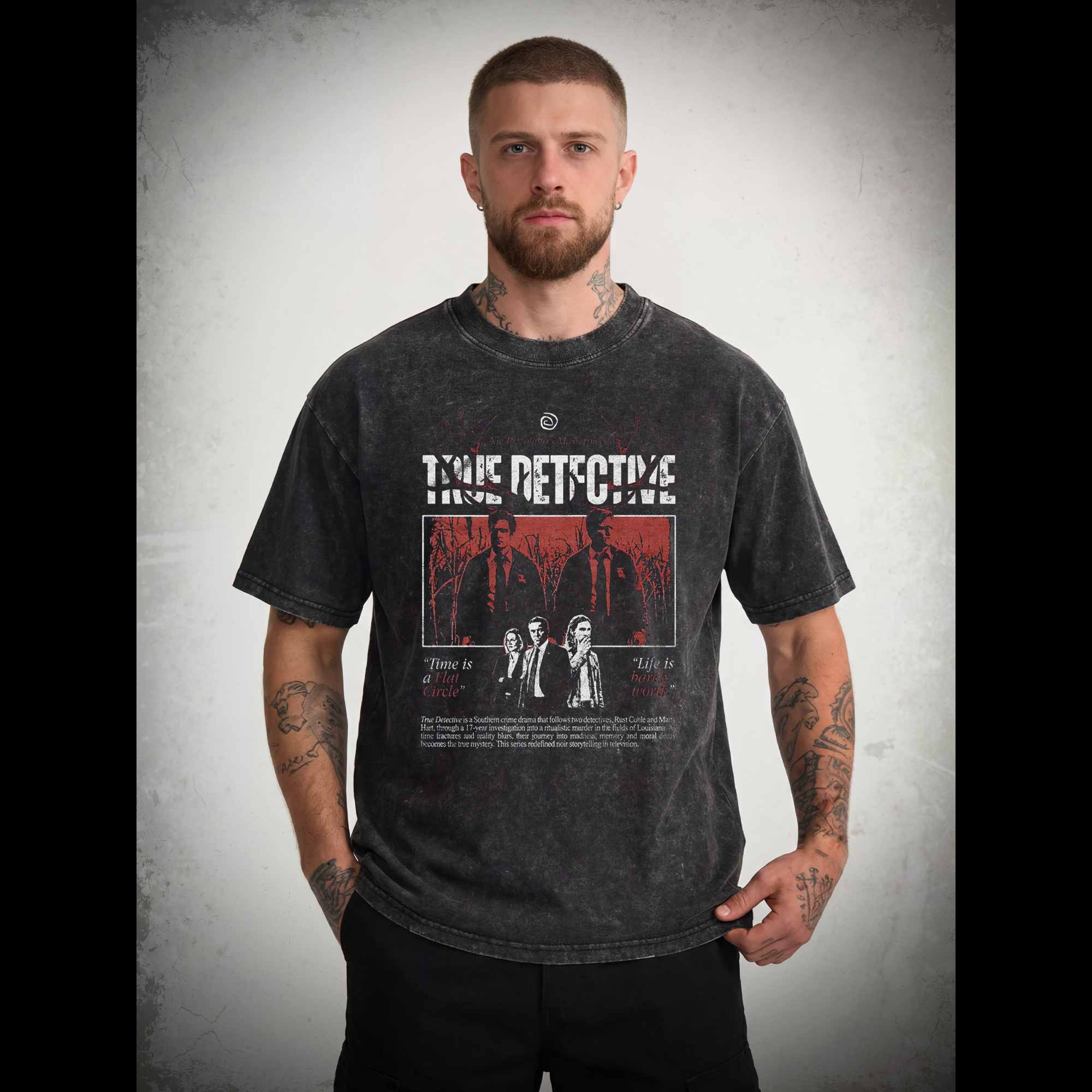 Time is a Flat Circle Washed T-shirt