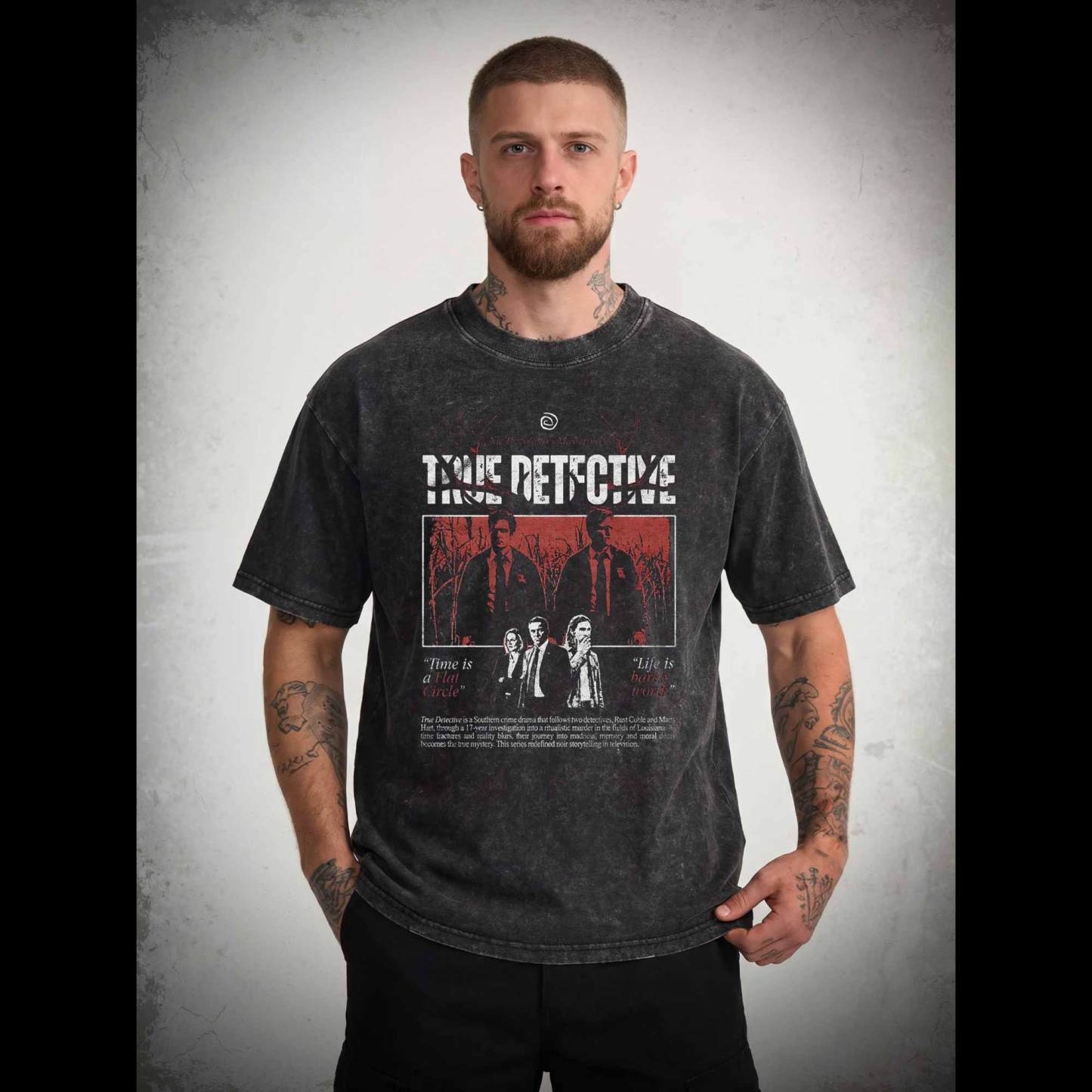 Time is a Flat Circle Washed T-shirt