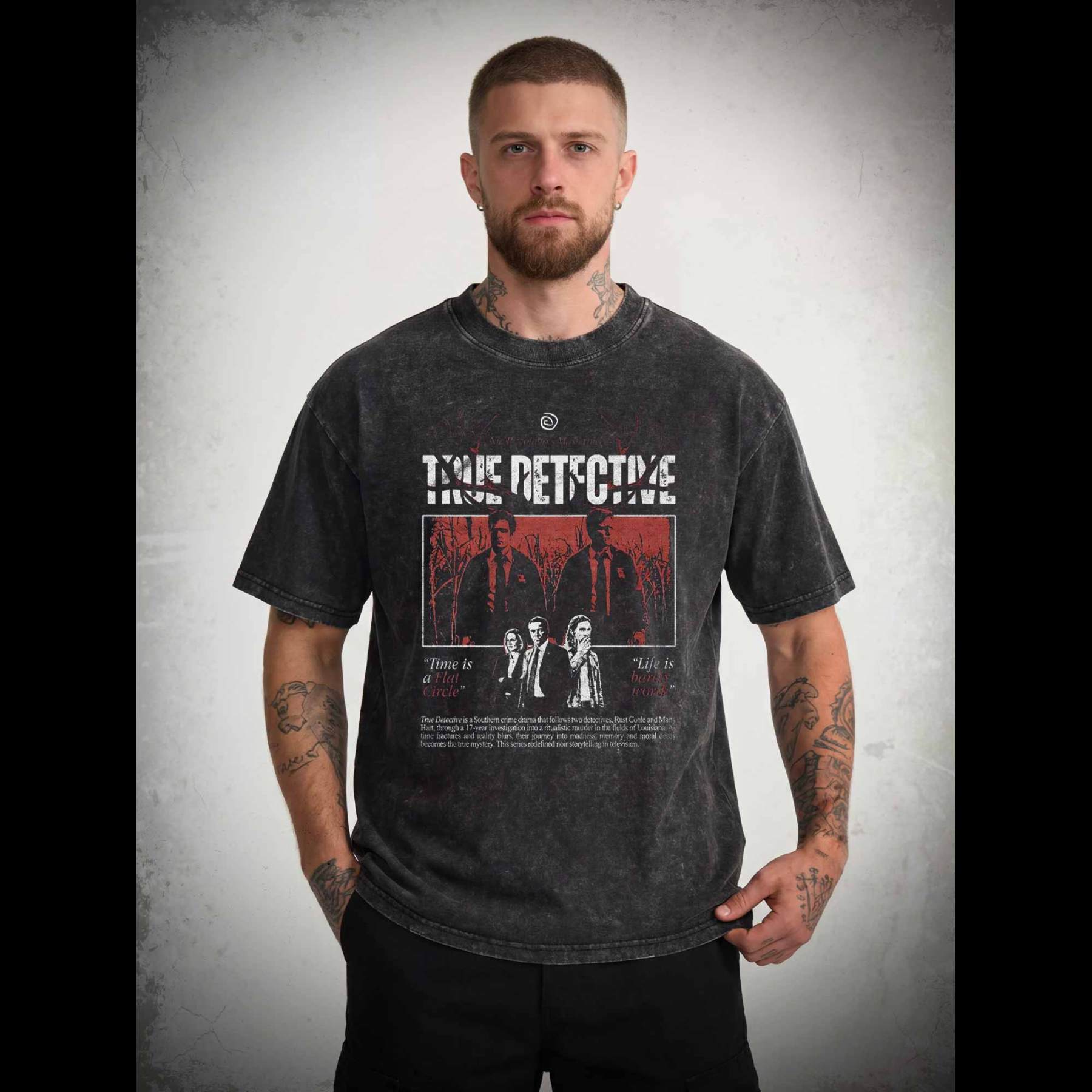 Time is a Flat Circle Washed T-shirt