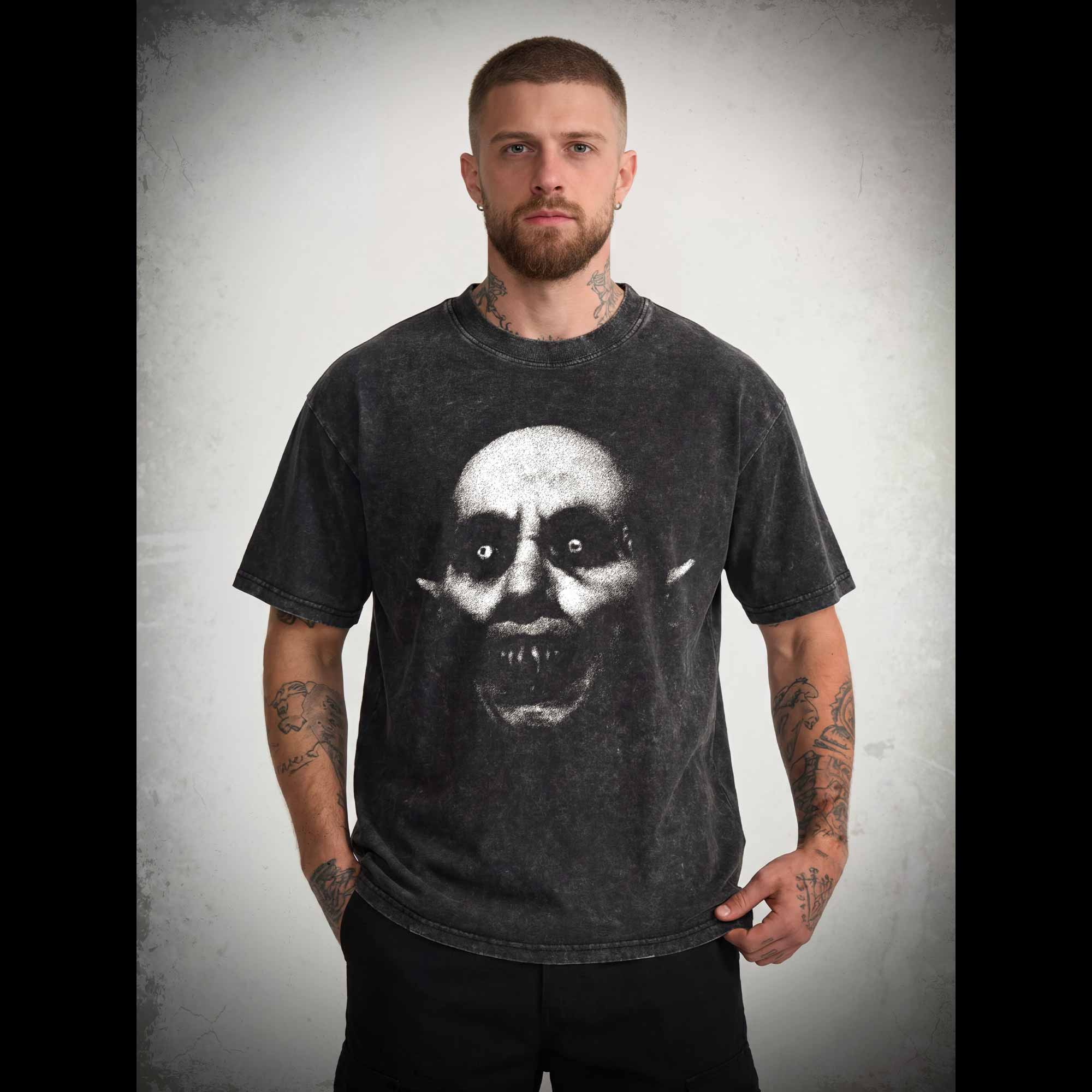 He Came from the Night of Death Washed T-shirt