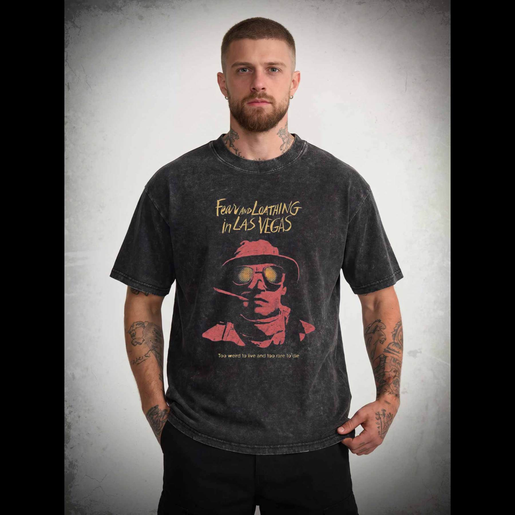 Too Weird to Live and too Rare to Die Washed T-shirt