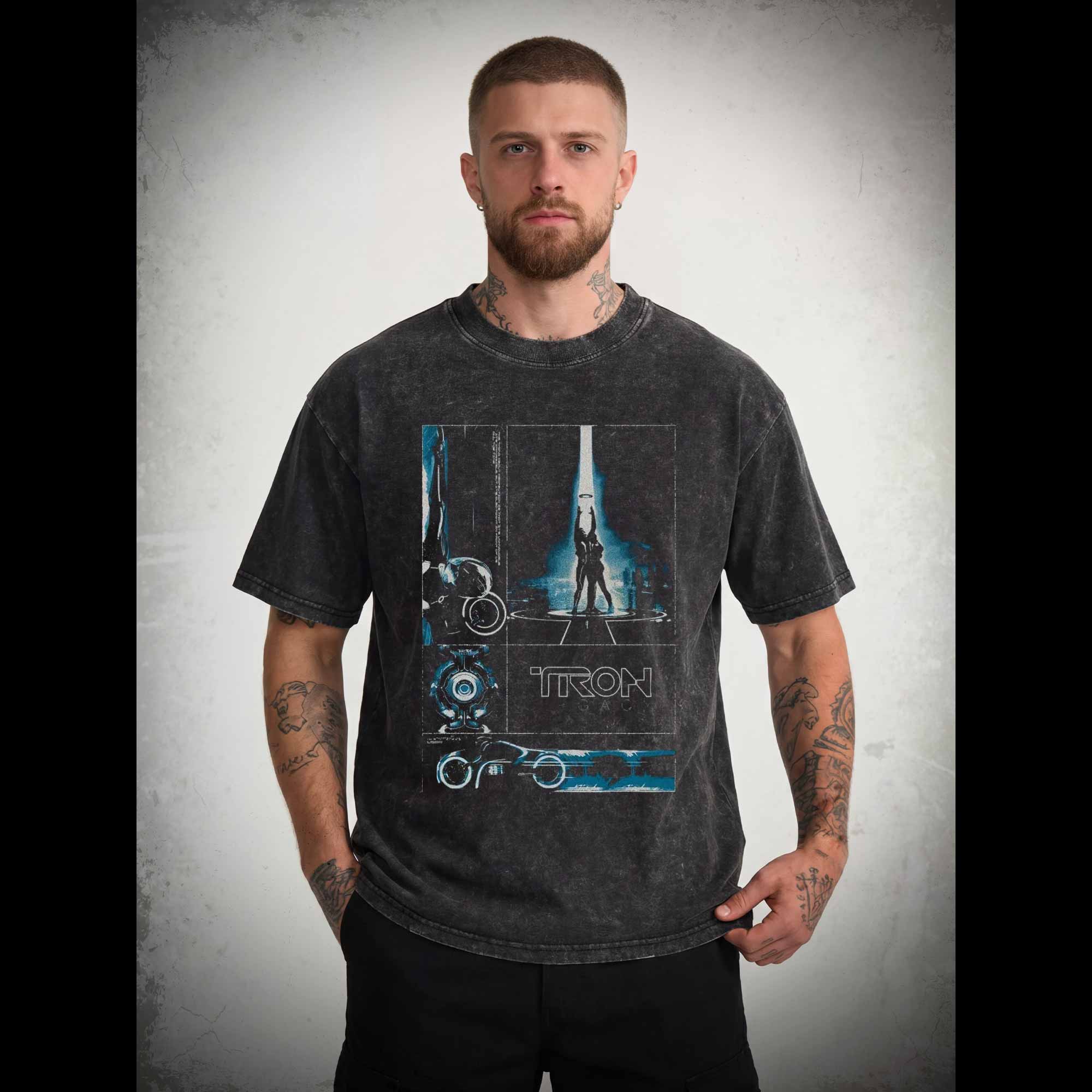 The Grid A Digital Frontier Washed T-shirt