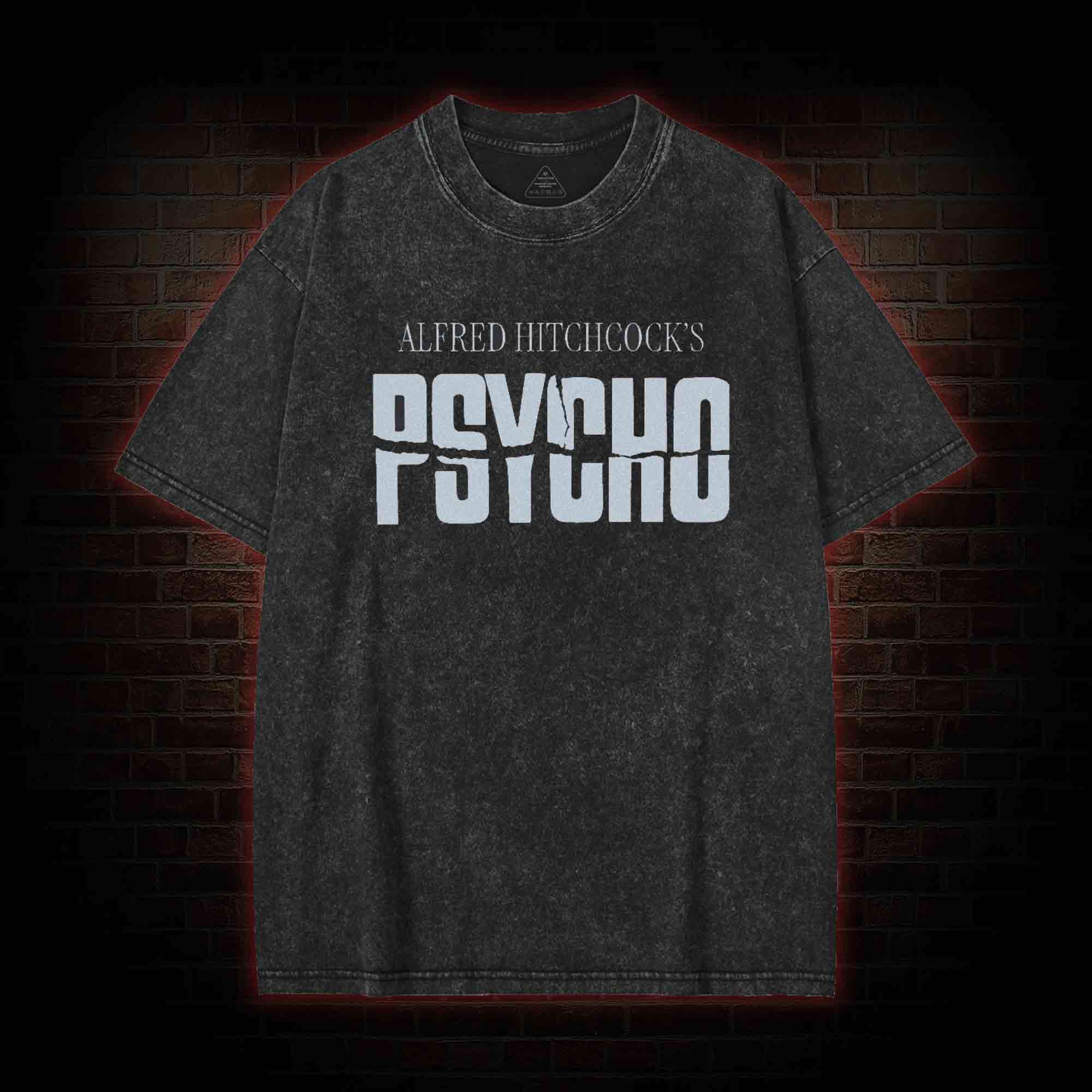 Alfred Hitchcock's Psycho Washed T-shirt