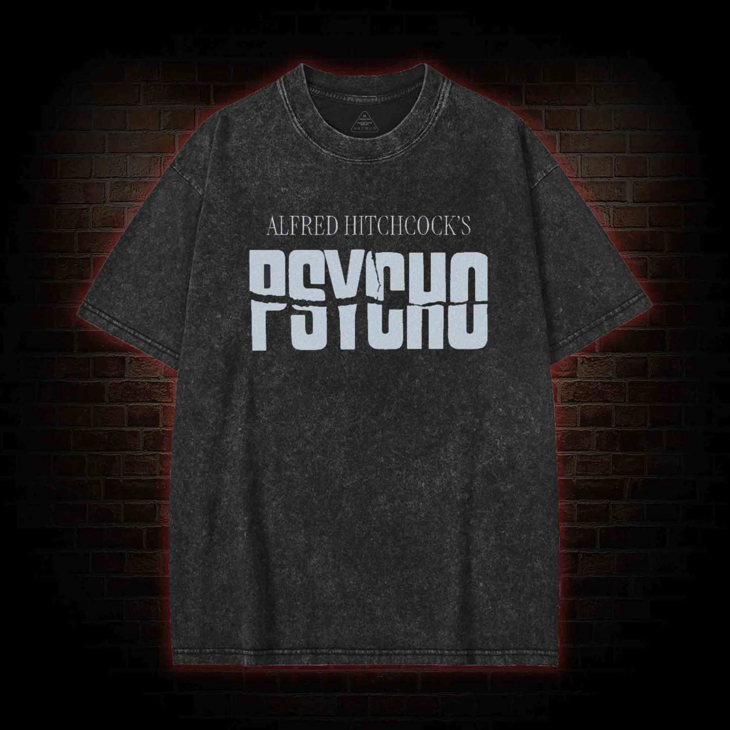 Alfred Hitchcock's Psycho Washed T-shirt
