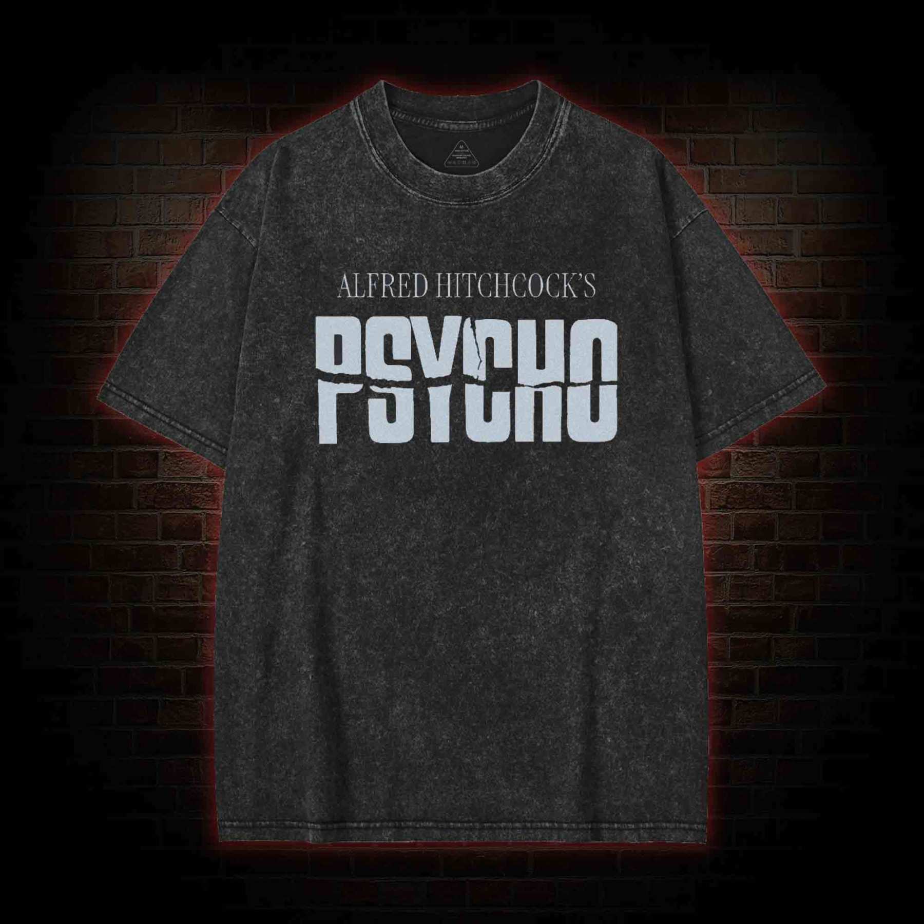 Alfred Hitchcock's Psycho Washed T-shirt