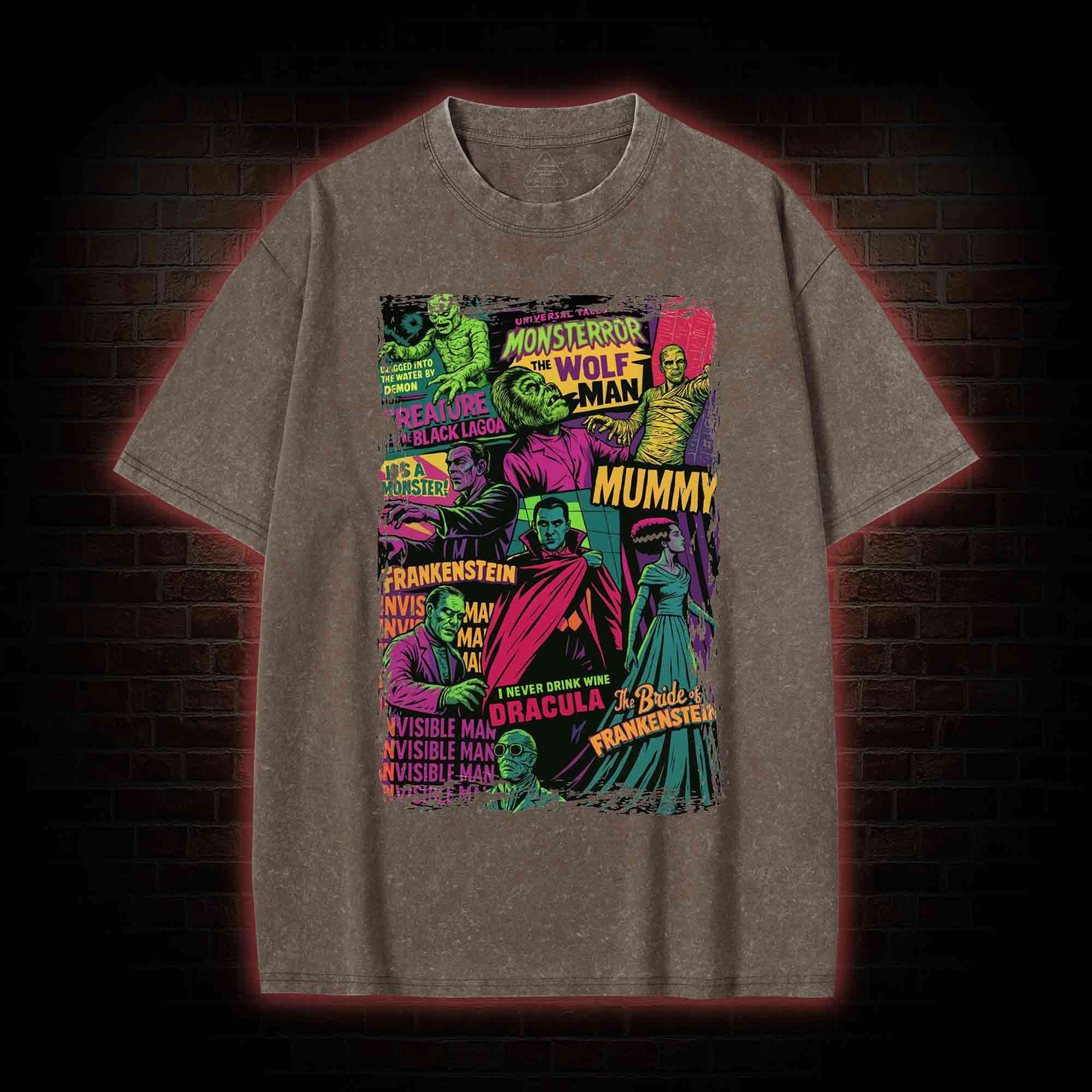 Alfred Hitchcock's Psycho Washed T-shirt