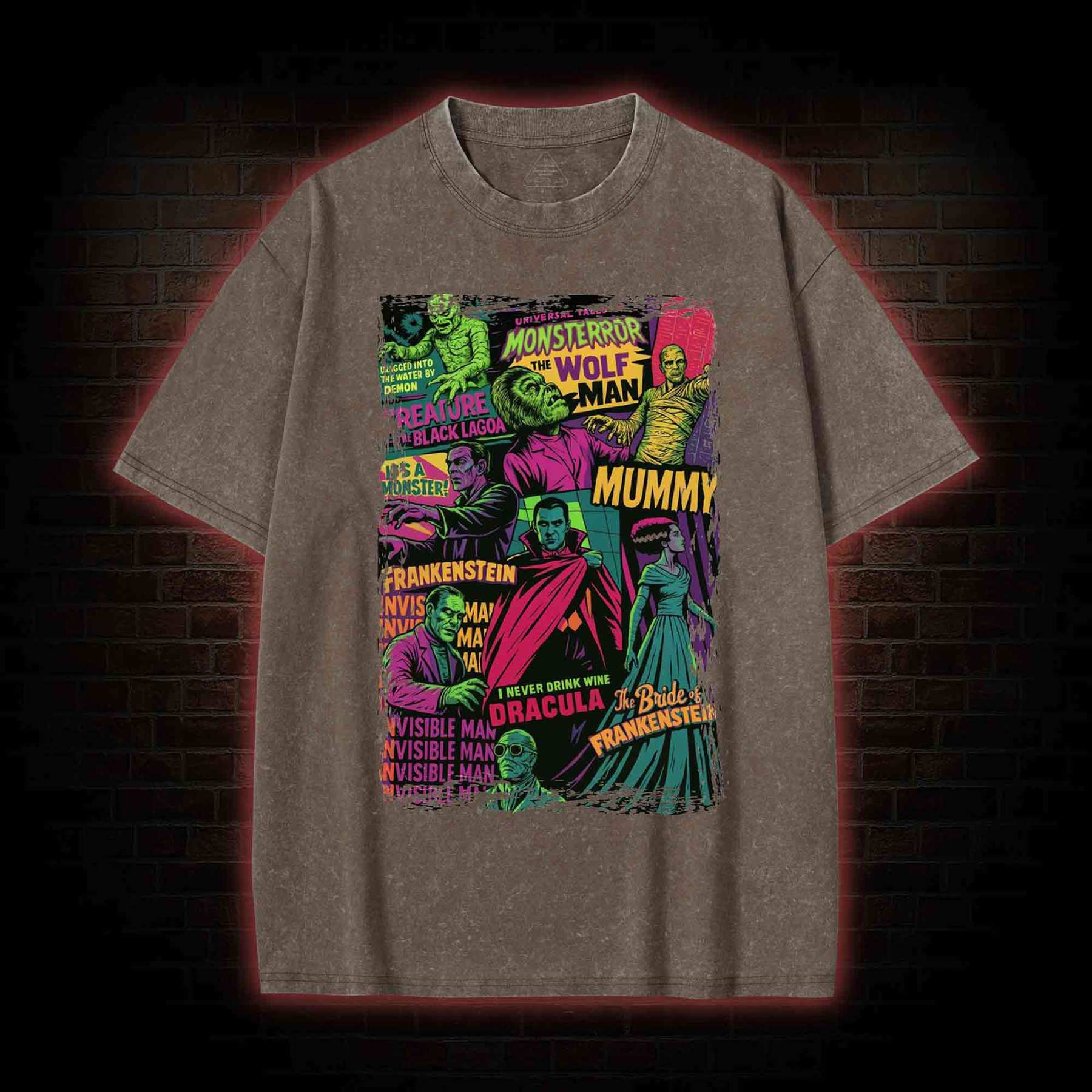 Alfred Hitchcock's Psycho Washed T-shirt