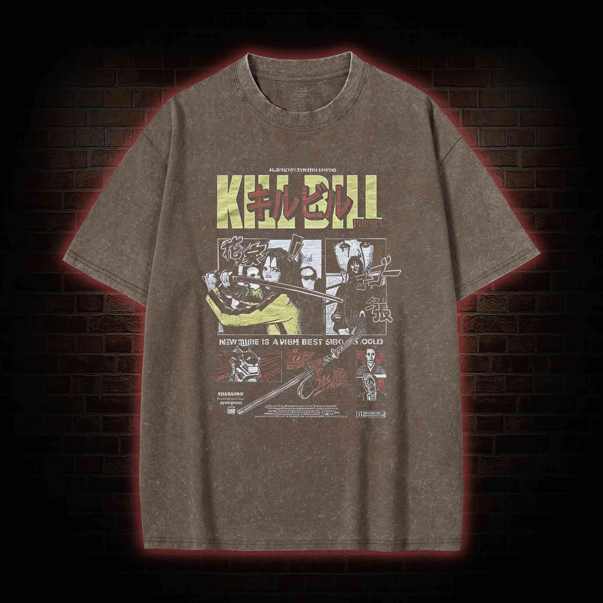 Revenge is a Dish Best Served Cold Washed T-shirt