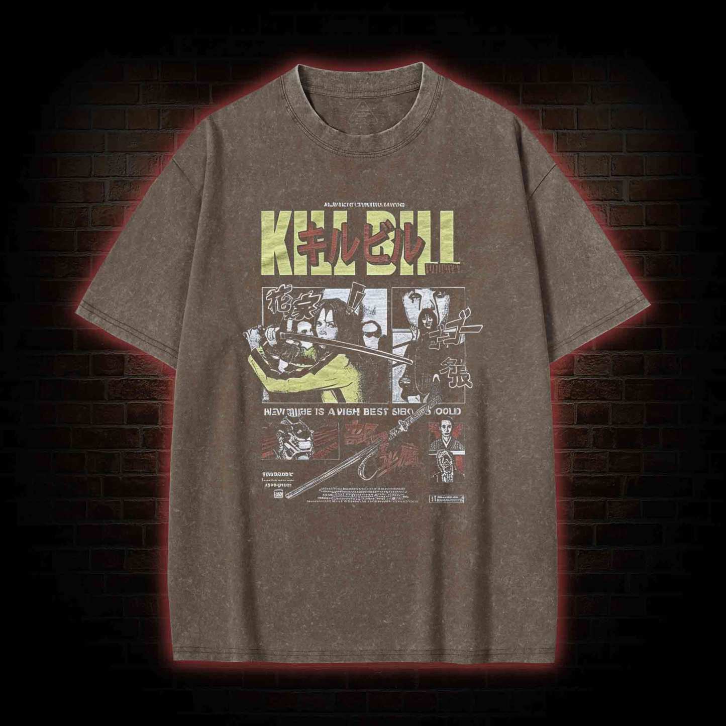 Revenge is a Dish Best Served Cold Washed T-shirt
