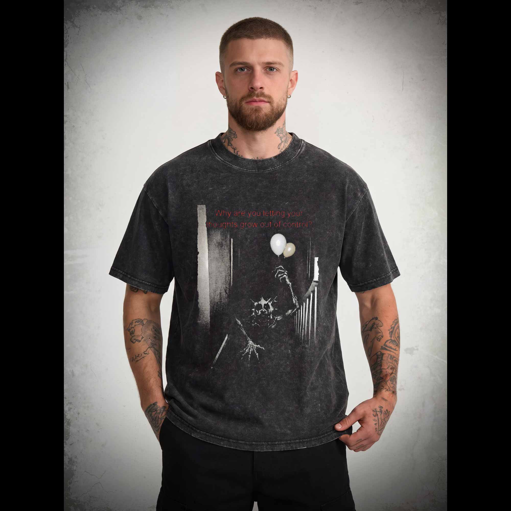 Why are You Letting Your Thoughts Grow Out of Control Washed T-shirt