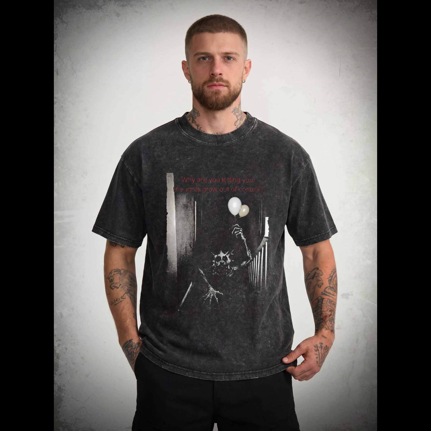 Why are You Letting Your Thoughts Grow Out of Control Washed T-shirt