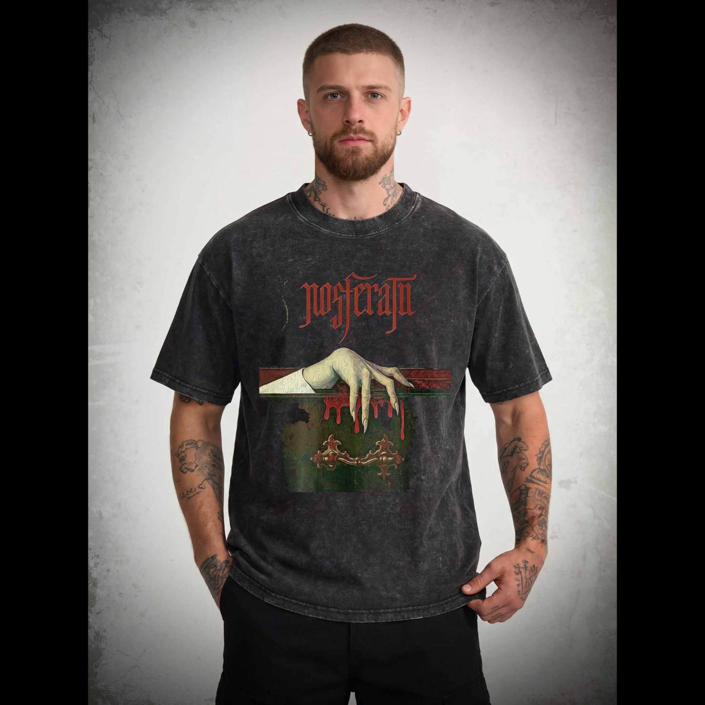 Dripping Blood Washed T-shirt