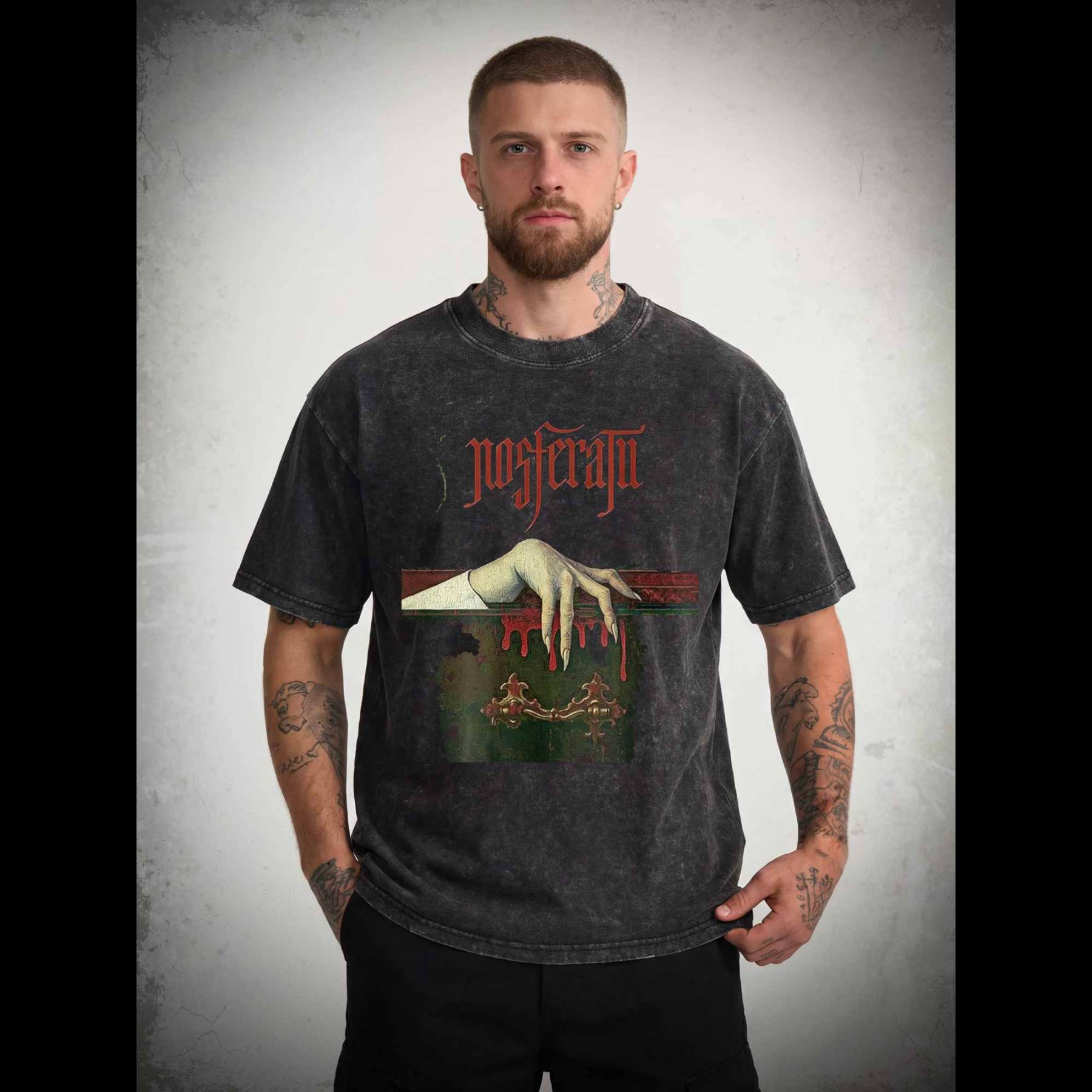 Dripping Blood Washed T-shirt
