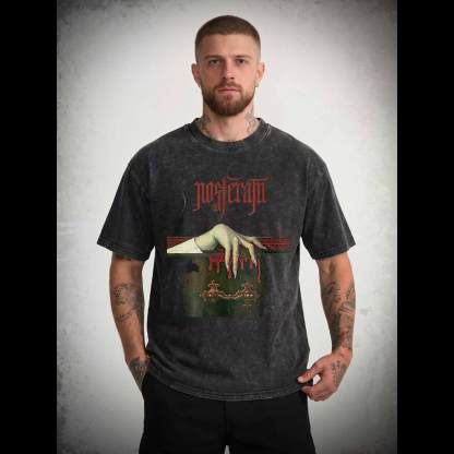 Dripping Blood Washed T-shirt