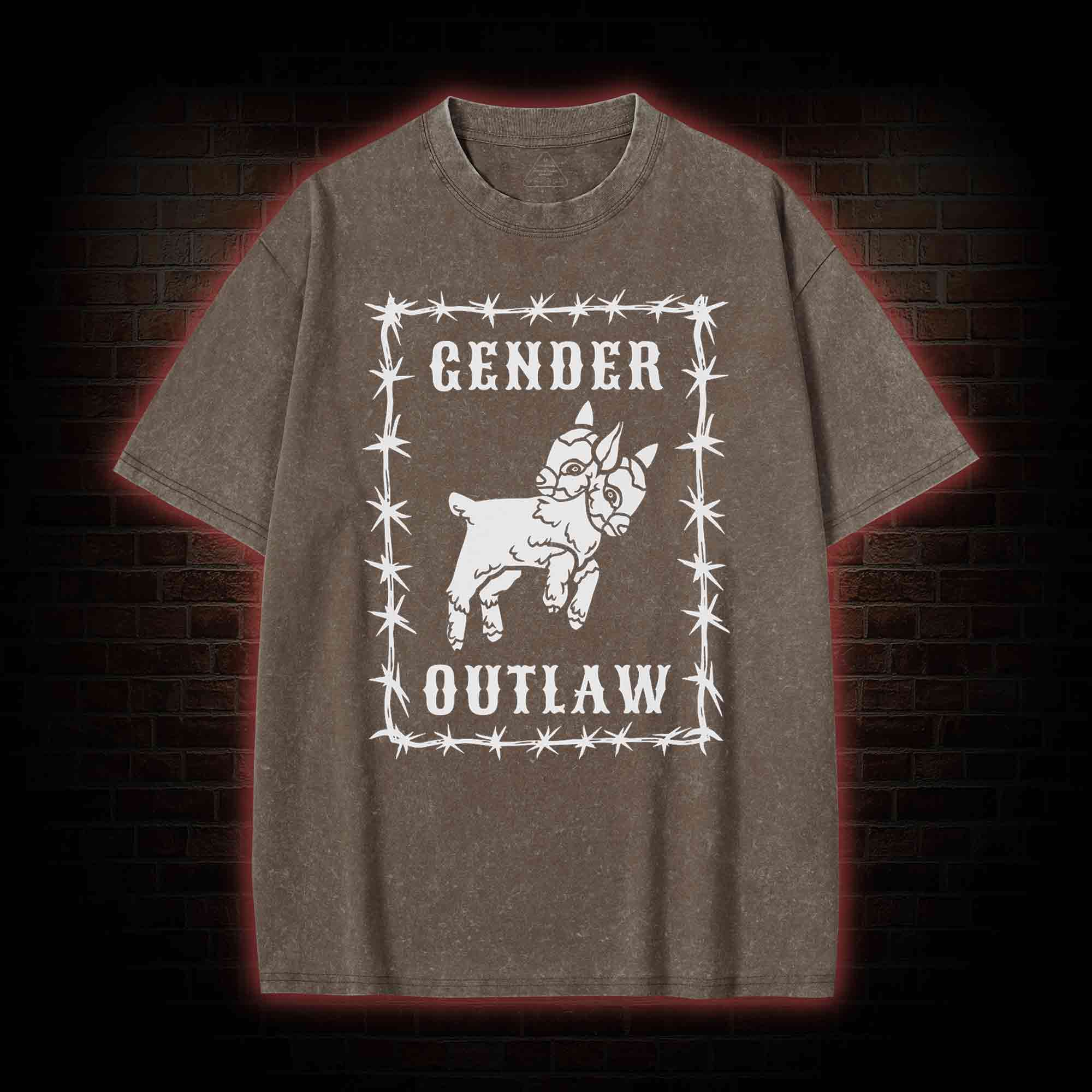 Gender Outlaw Washed T-shirt