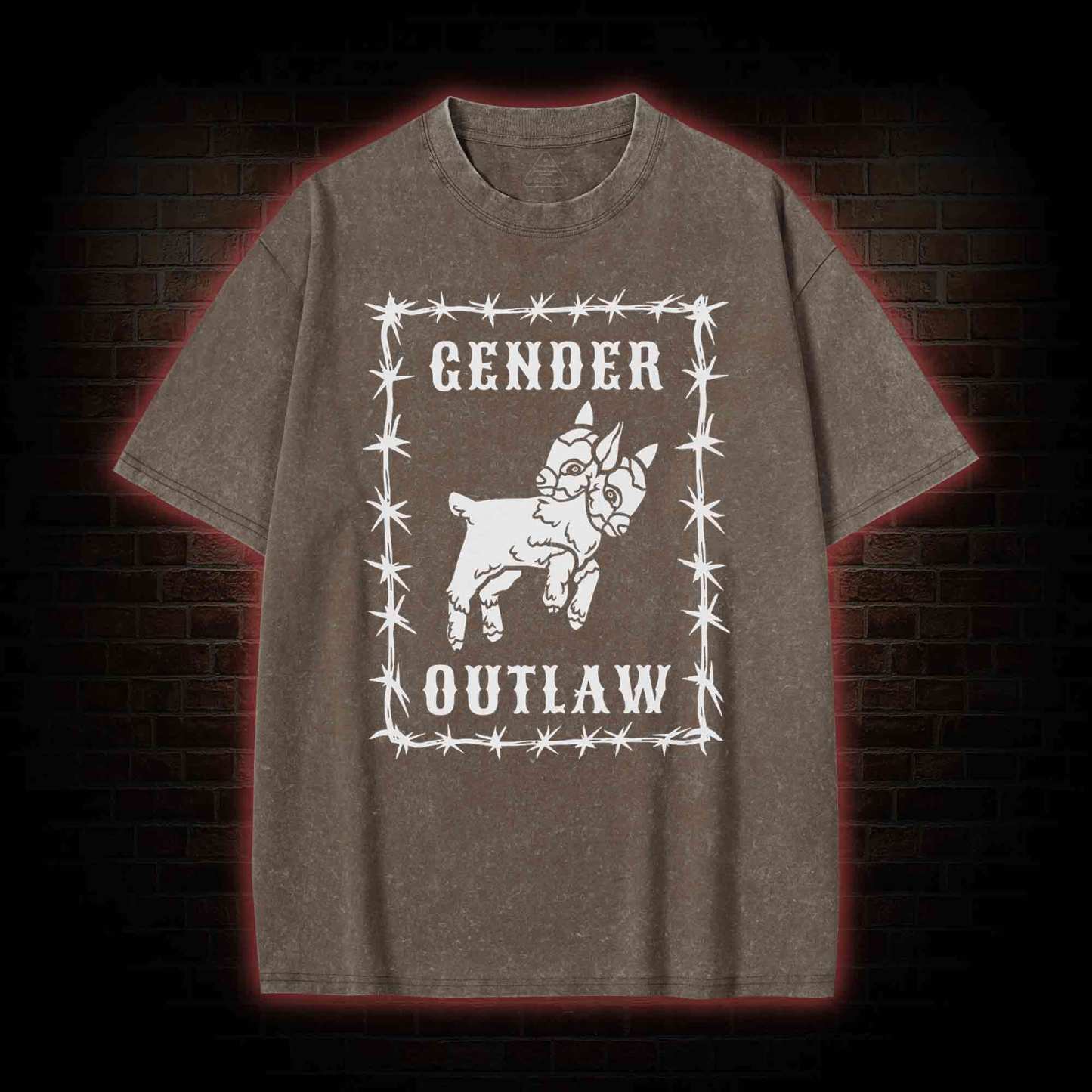 Gender Outlaw Washed T-shirt