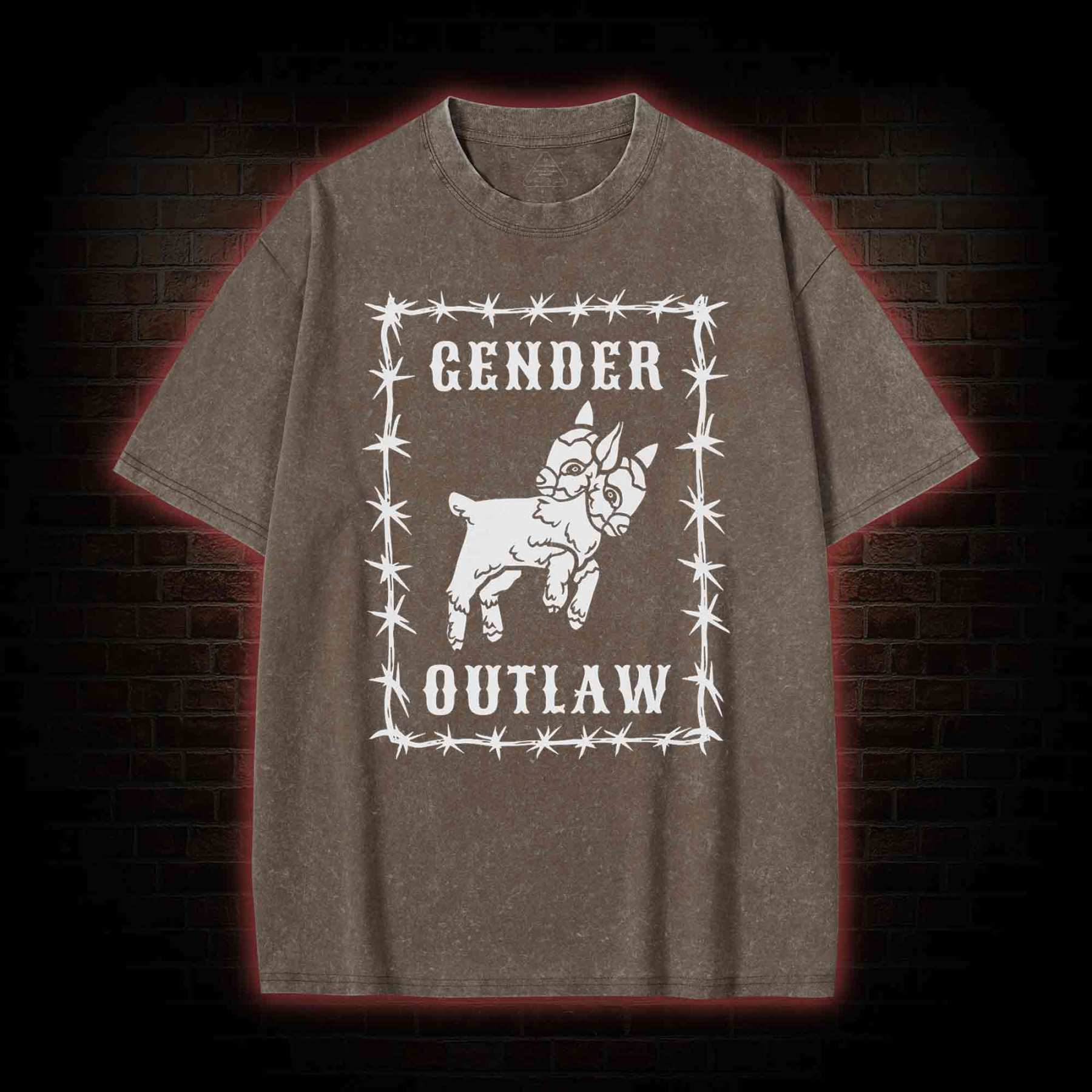 Gender Outlaw Washed T-shirt