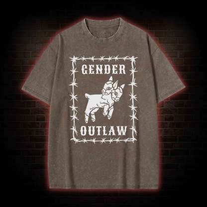 Gender Outlaw Washed T-shirt