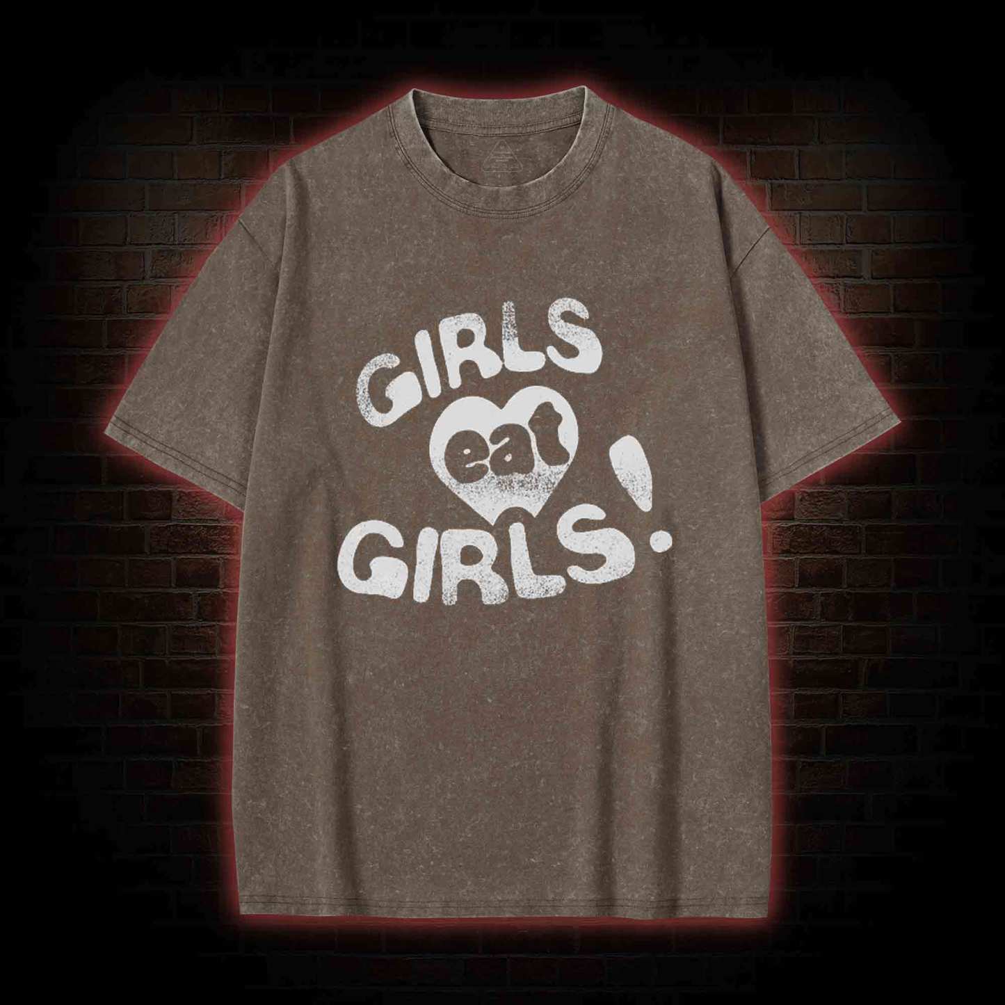 Girls Eat Girls Washed T-shirt