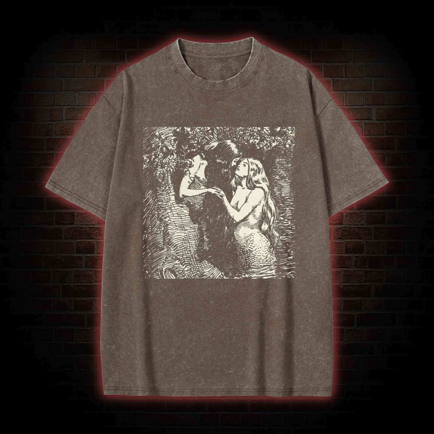 The Nymph and the Dryad Washed T-shirt