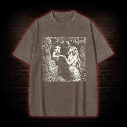 The Nymph and the Dryad Washed T-shirt