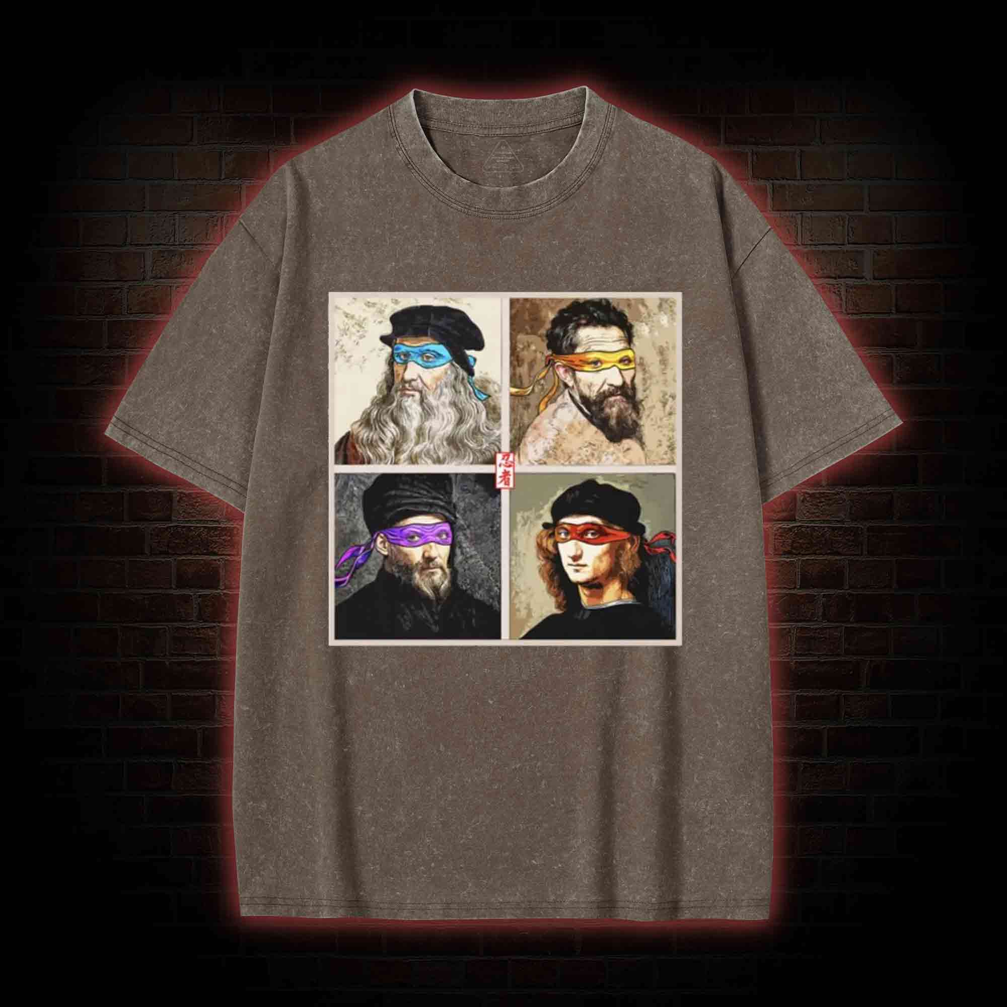 Masters of the Renaissance in the Light Washed T-shirt