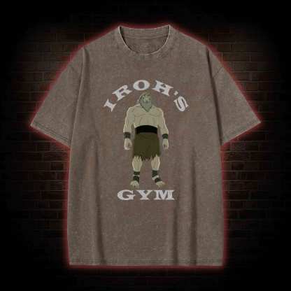 Iroh's Gym Washed T-shirt