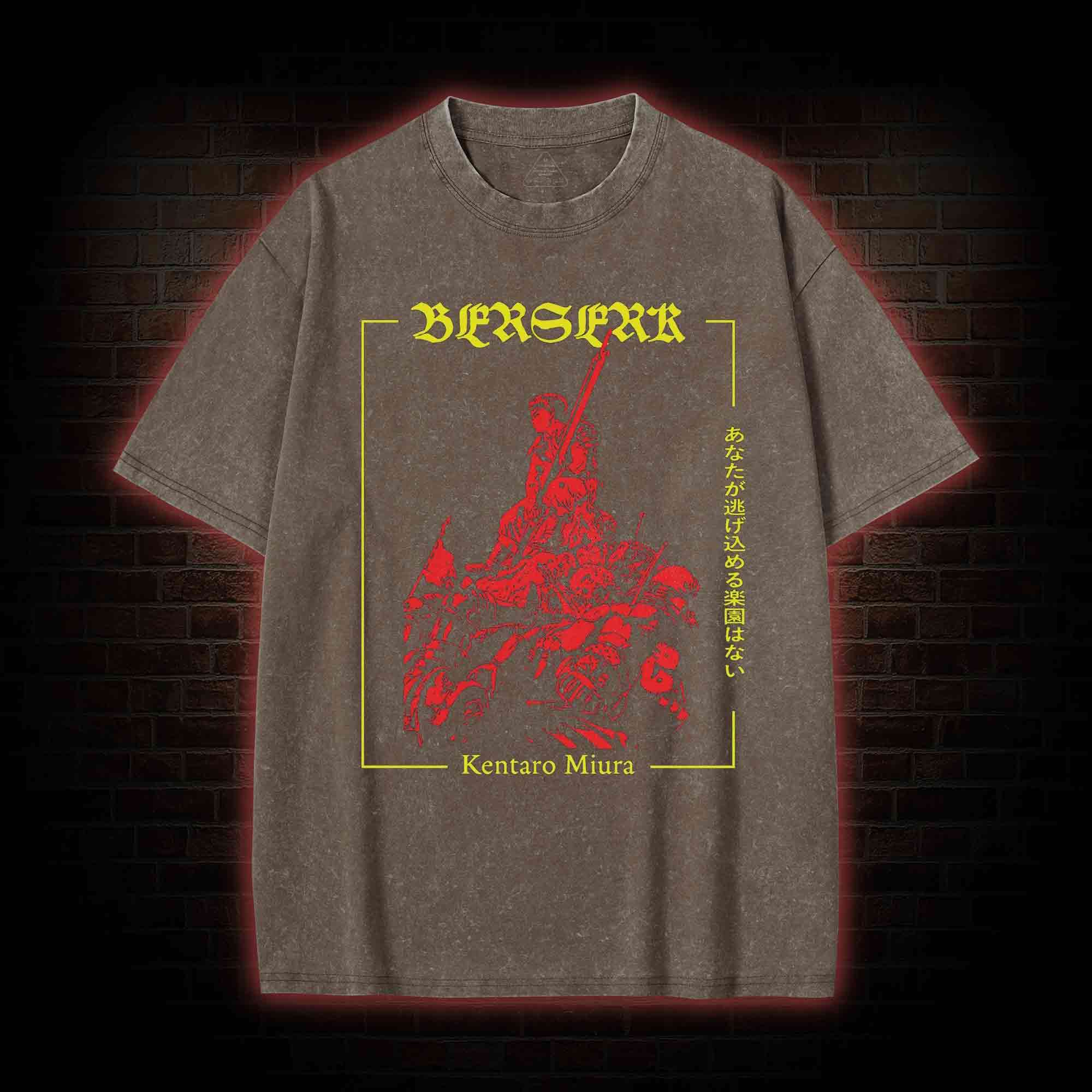 There is No Paradise for You to Escape to Washed T-shirt