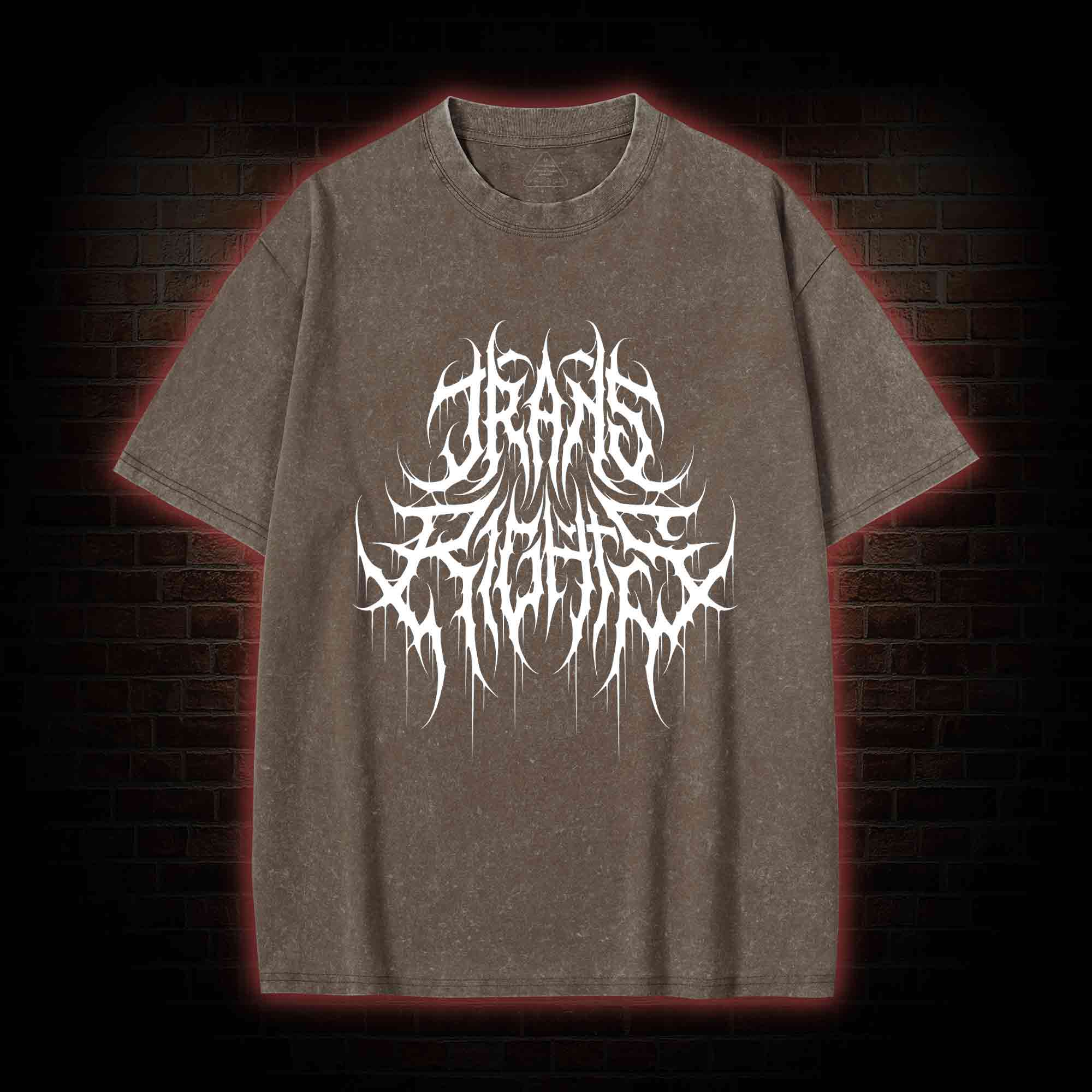 Trans Rights Washed T-shirt