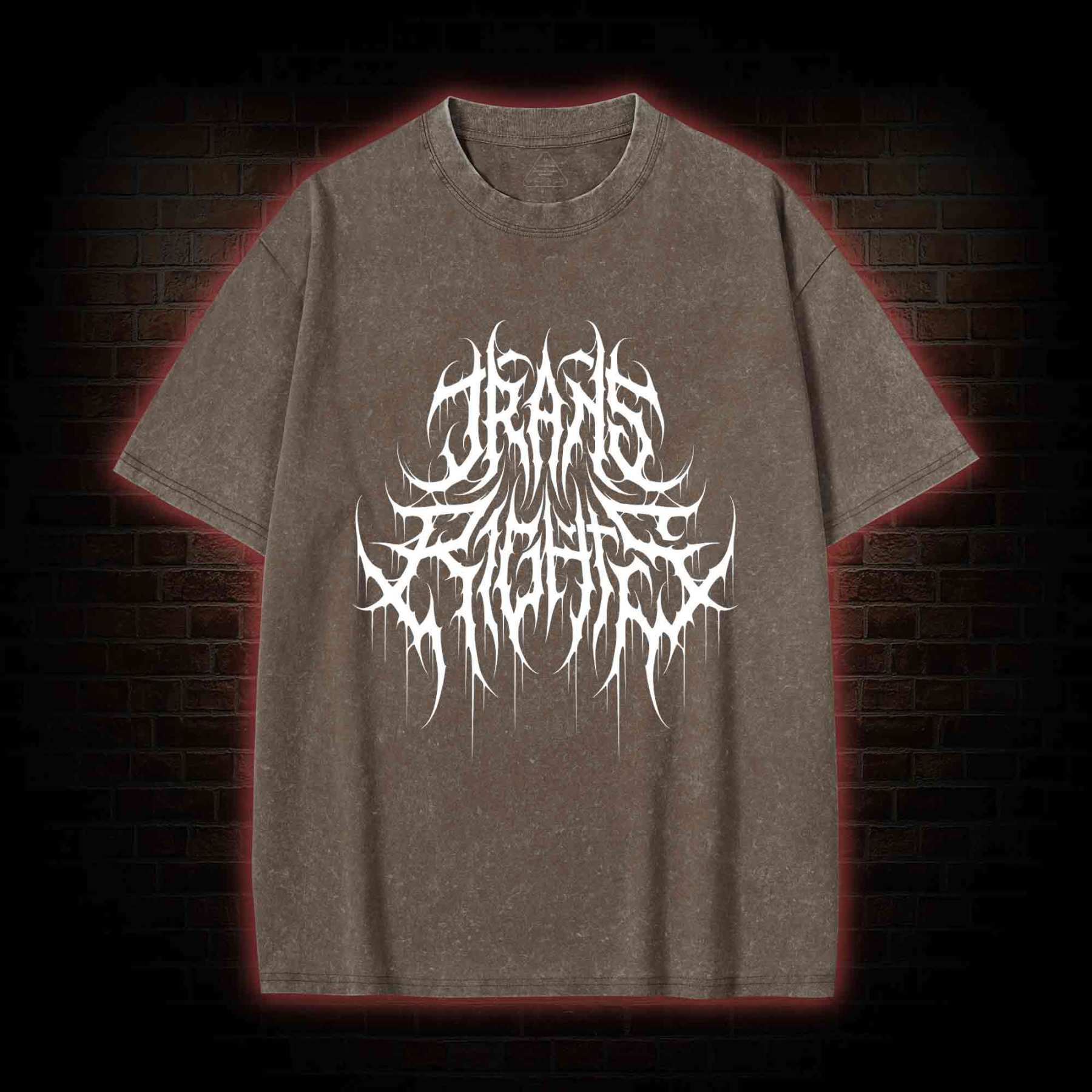Trans Rights Washed T-shirt