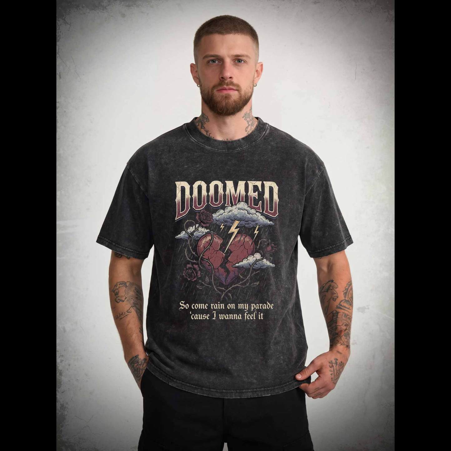 The Doomed Heart Washed T-shirt