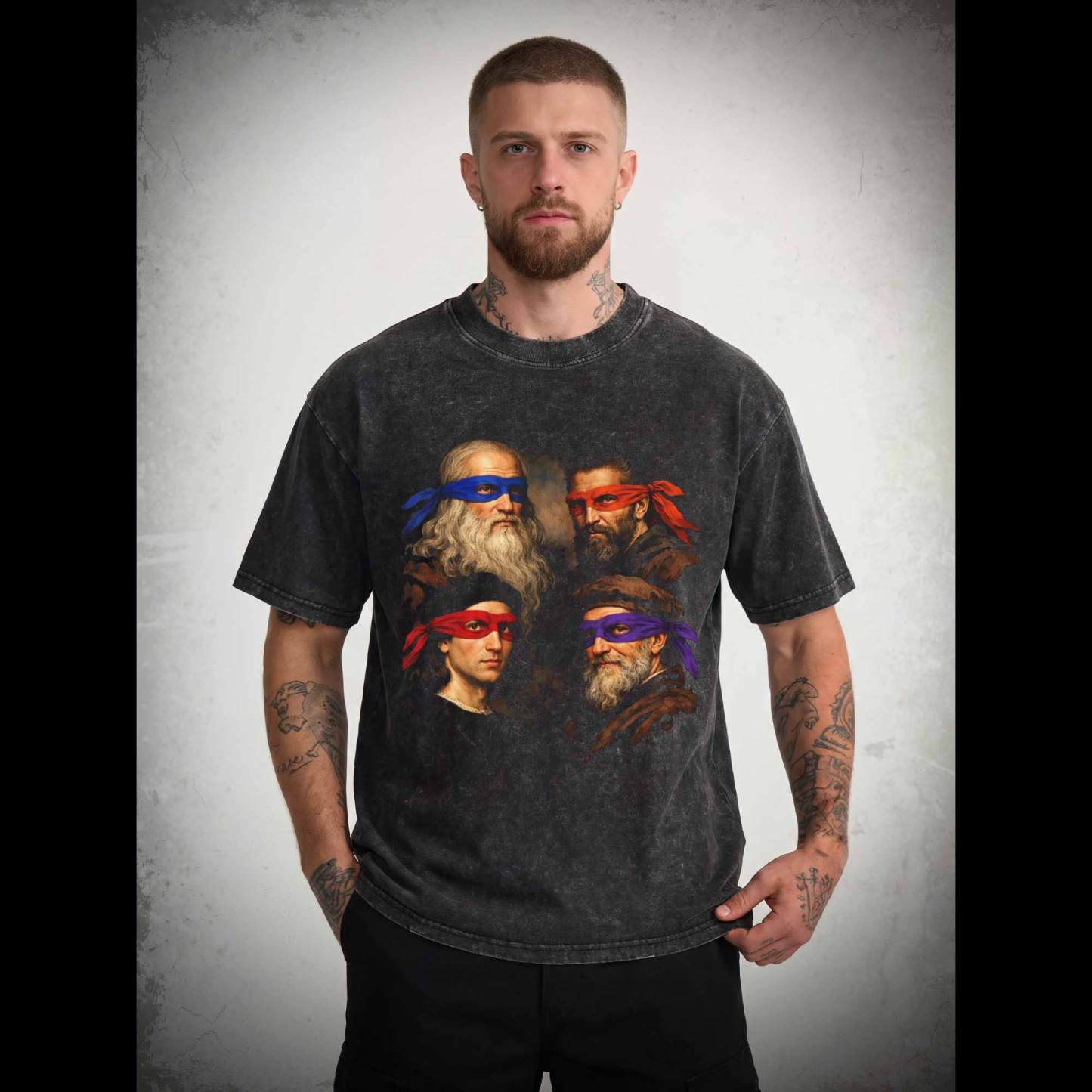 Masters of Art by day Washed T-shirt