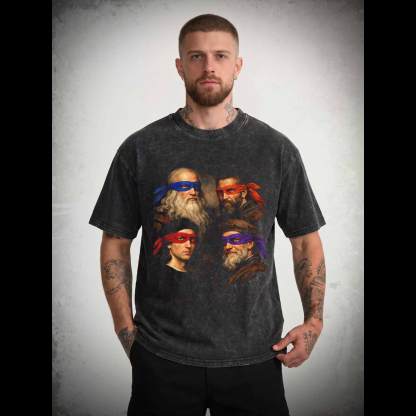 Masters of Art by day Washed T-shirt