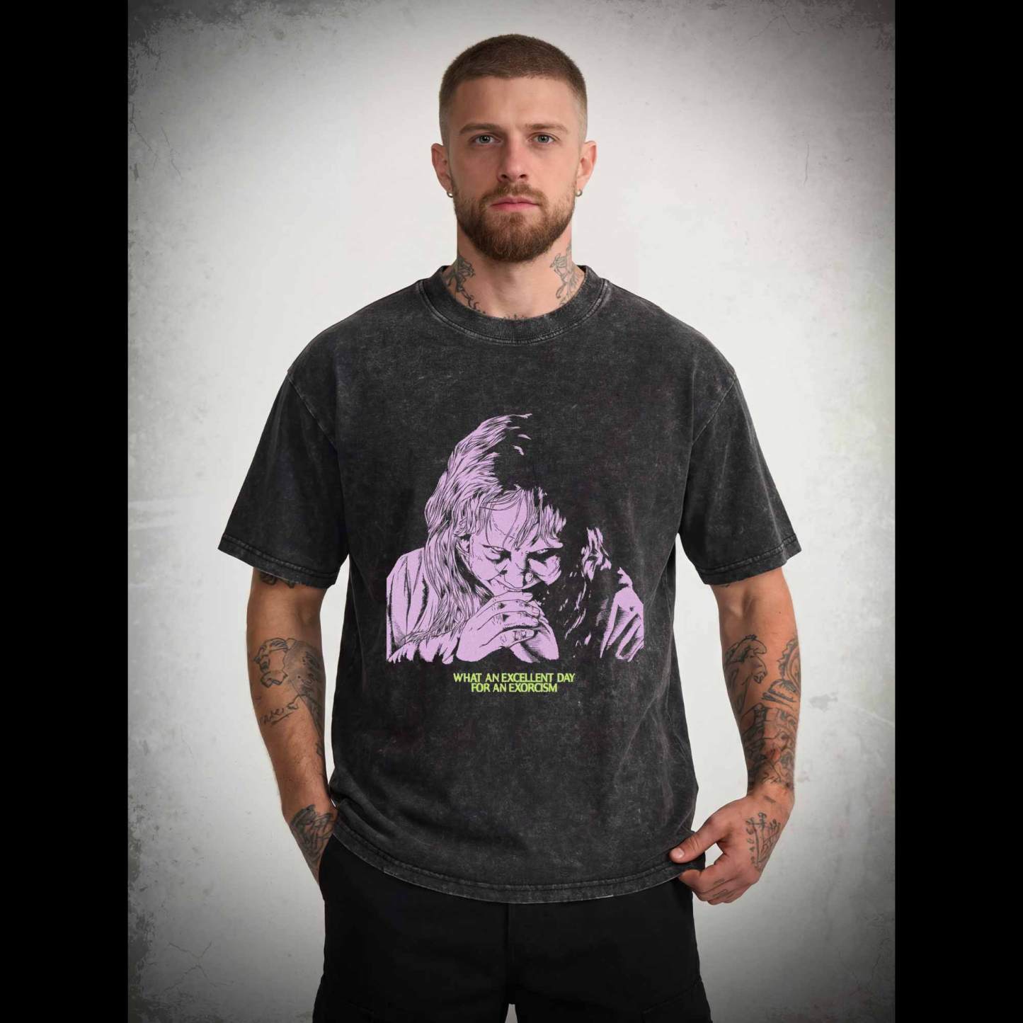 What an Excellent Day for an Exorcism Washed T-shirt